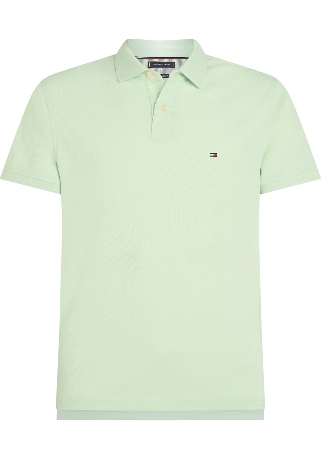 Tommy Hilfiger 1985 Slim Polo, heren poloshirt, groen Tommy Hilfiger 1985 Slim Polo, heren poloshirt, groen