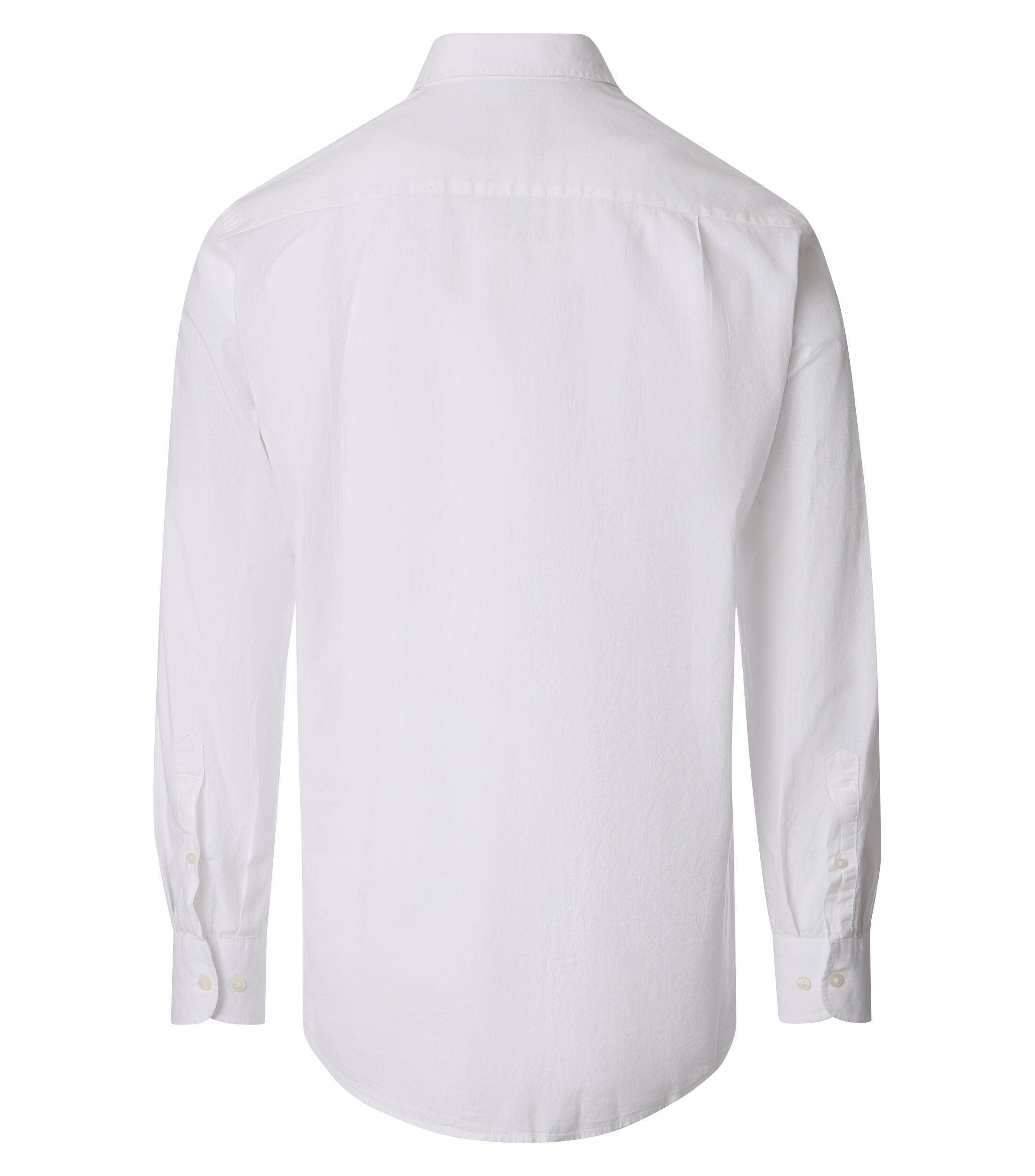 CASA MODA Sport comfort fit overhemd, structuur, wit