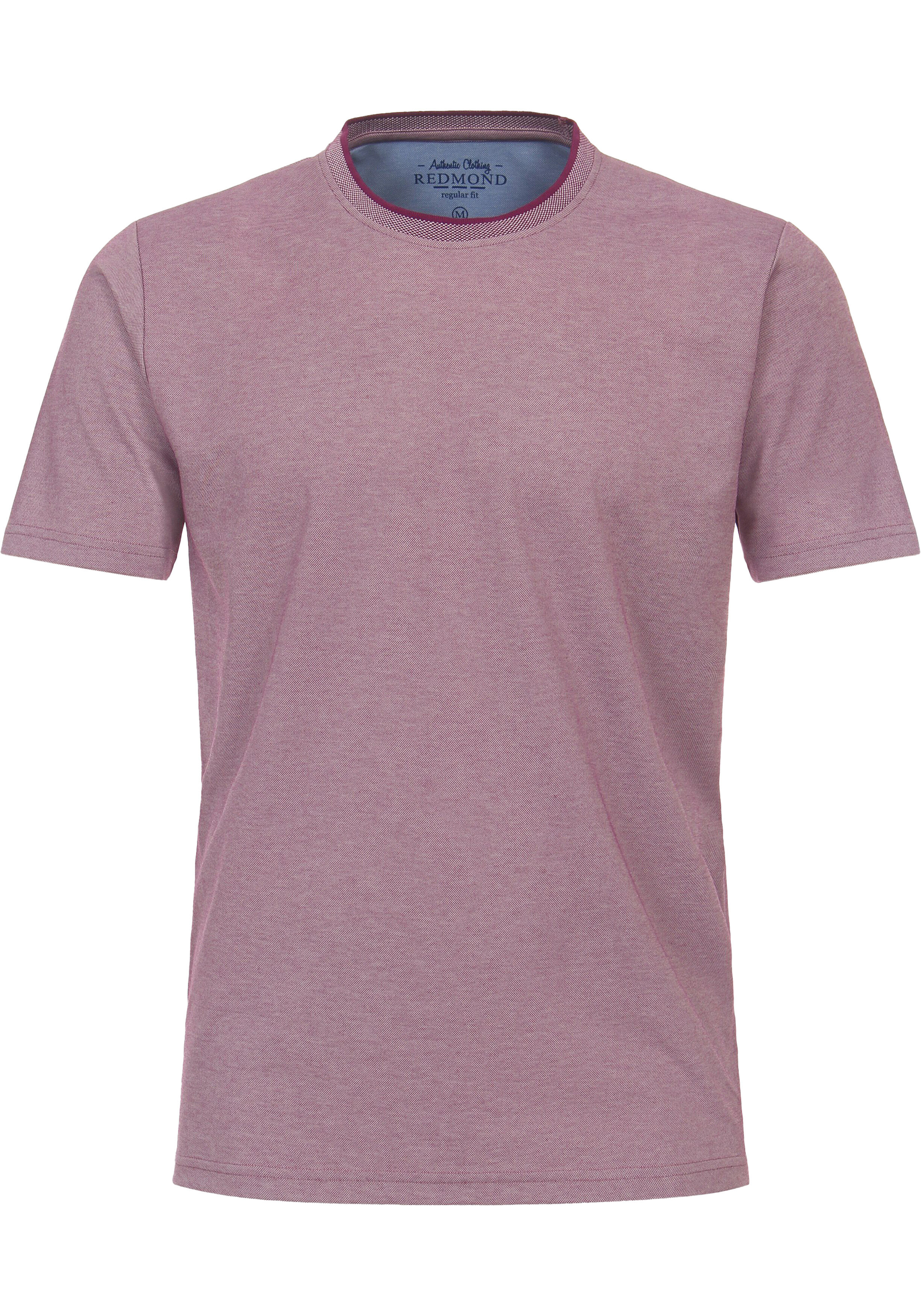 Redmond regular fit T-shirt, korte mouw O-hals, paars