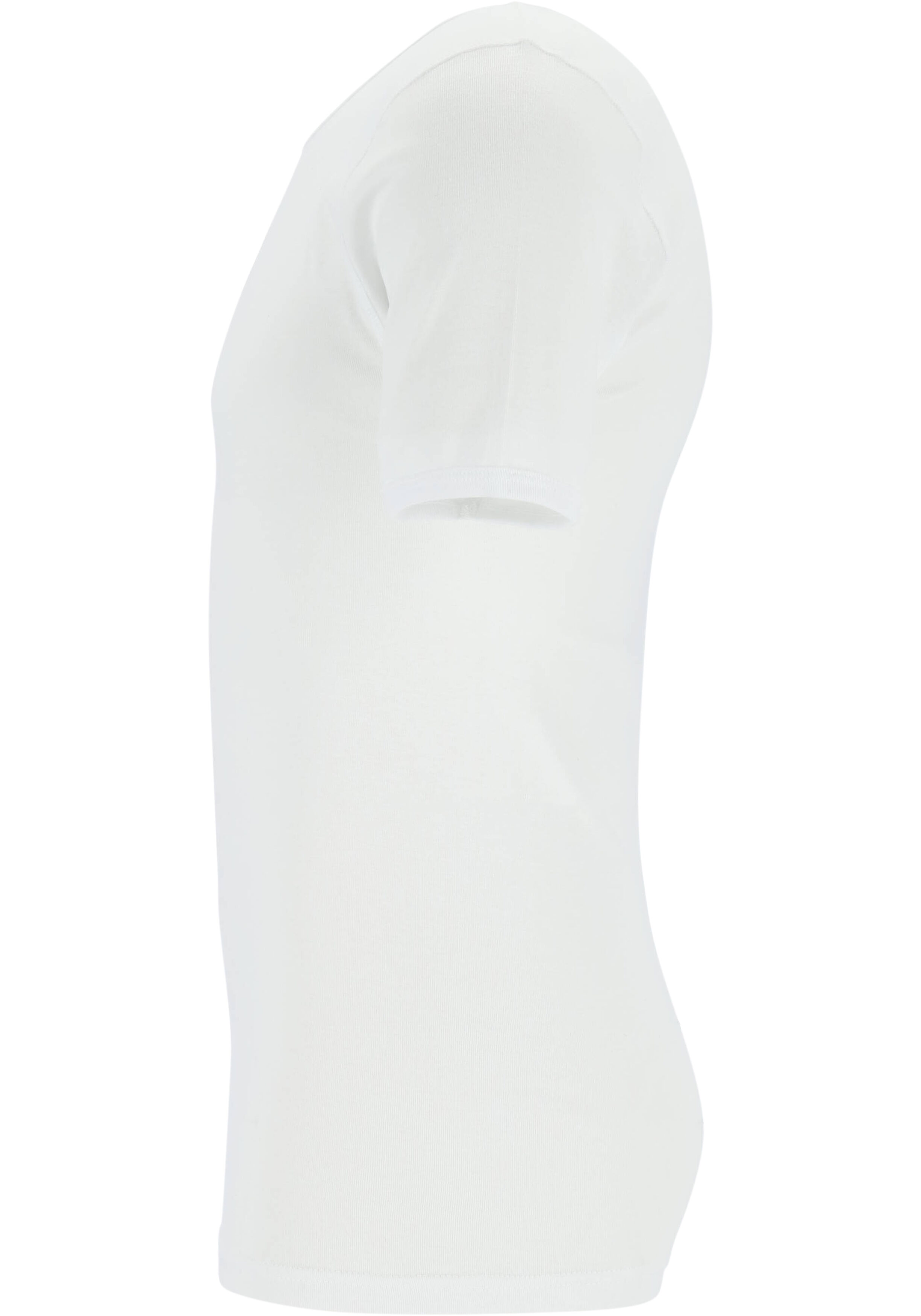 Ceceba heren T-shirt fijnrib regular fit (1-pack), O-hals, wit