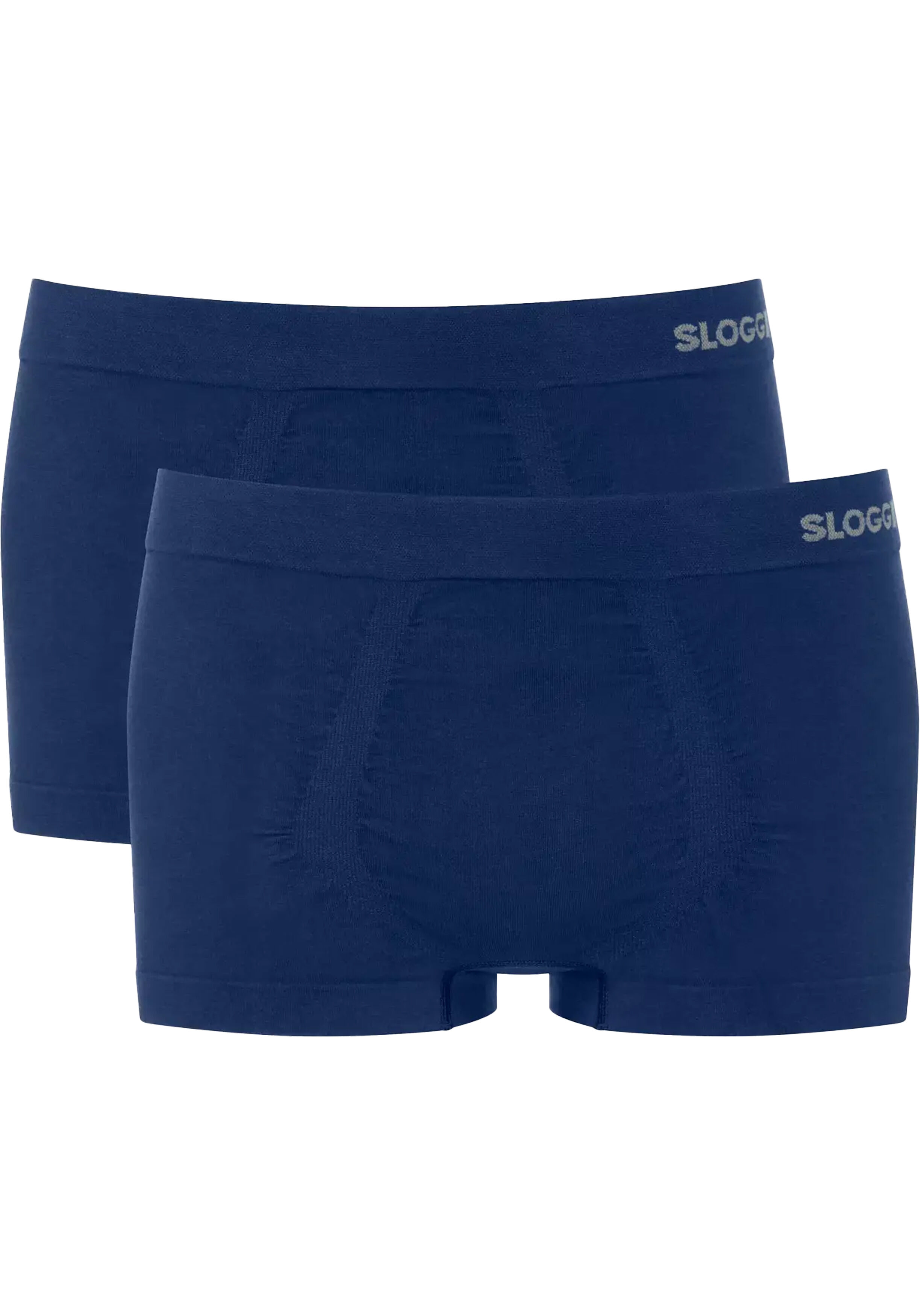 Sloggi Men GO Smooth Hipster, heren boxershort korte pijp (2-pack), donkerblauw