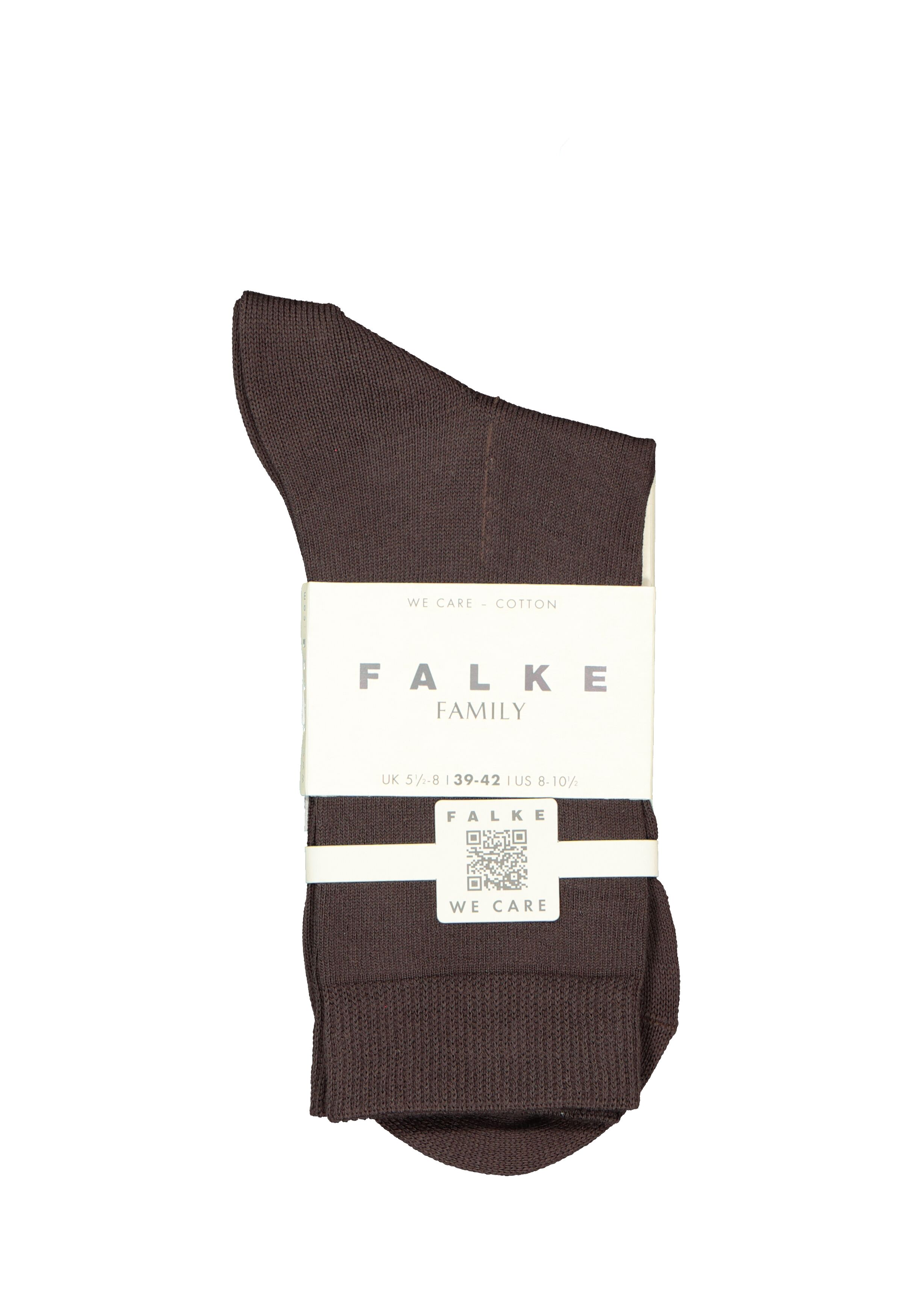 FALKE Family damessokken, katoen, donkerbruin (dark brown)