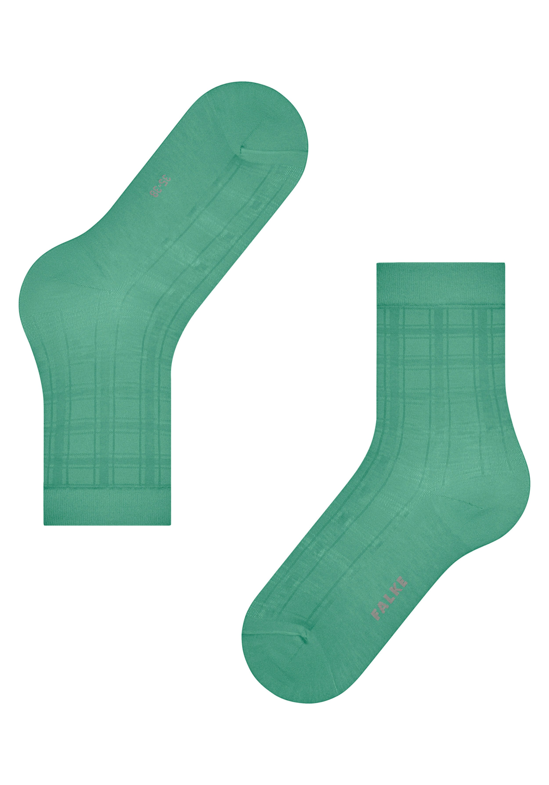 FALKE Madras damessokken, groen (oceangreen) FALKE Madras damessokken, groen (oceangreen)