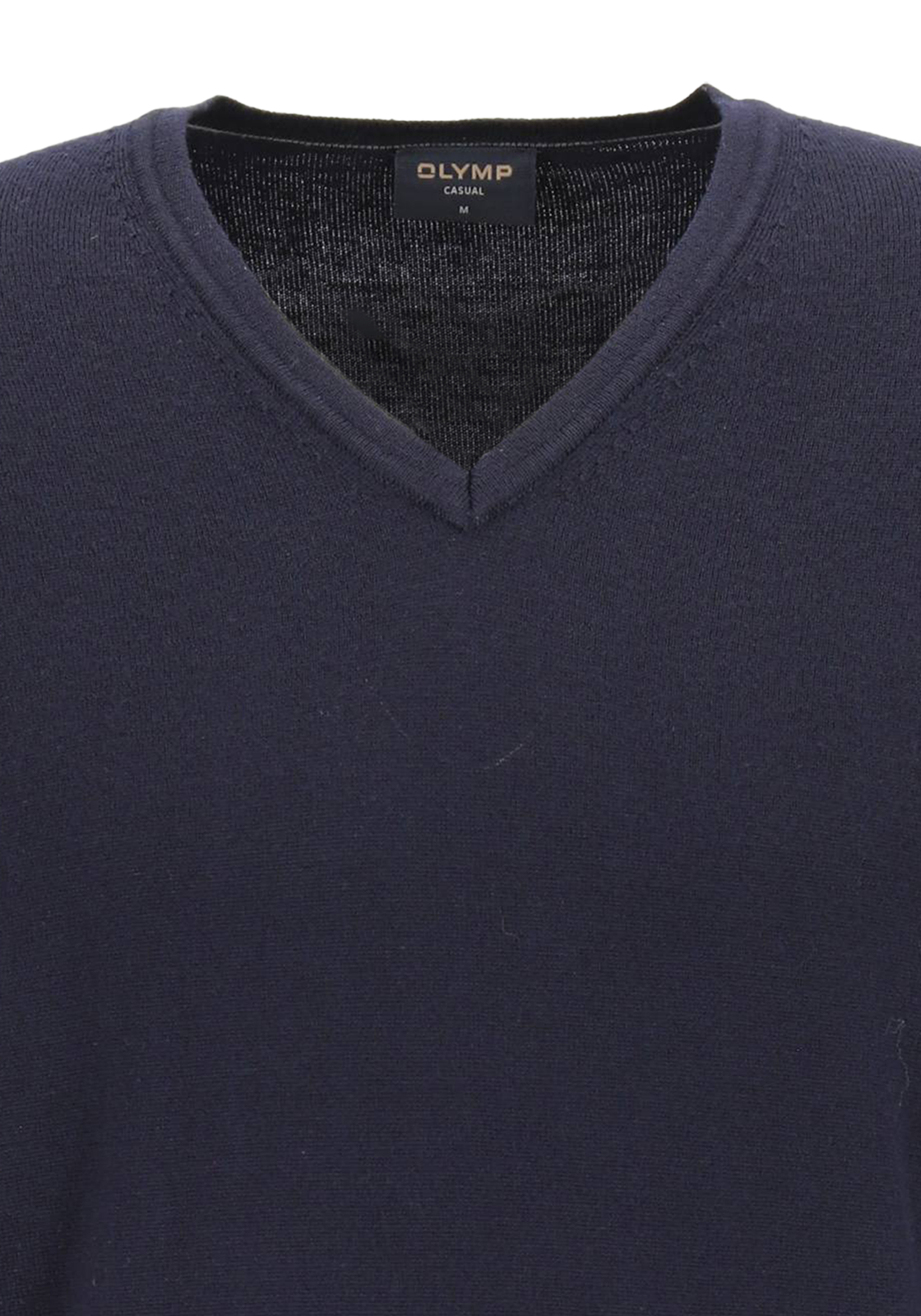 OLYMP modern fit trui wol, V-hals, marine blauw OLYMP modern fit trui wol, V-hals, marine blauw