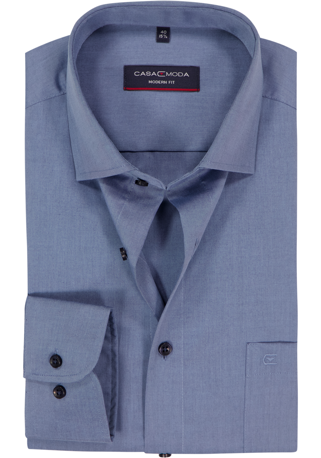 CASA MODA modern fit overhemd, popeline, blauw CASA MODA modern fit overhemd, popeline, blauw