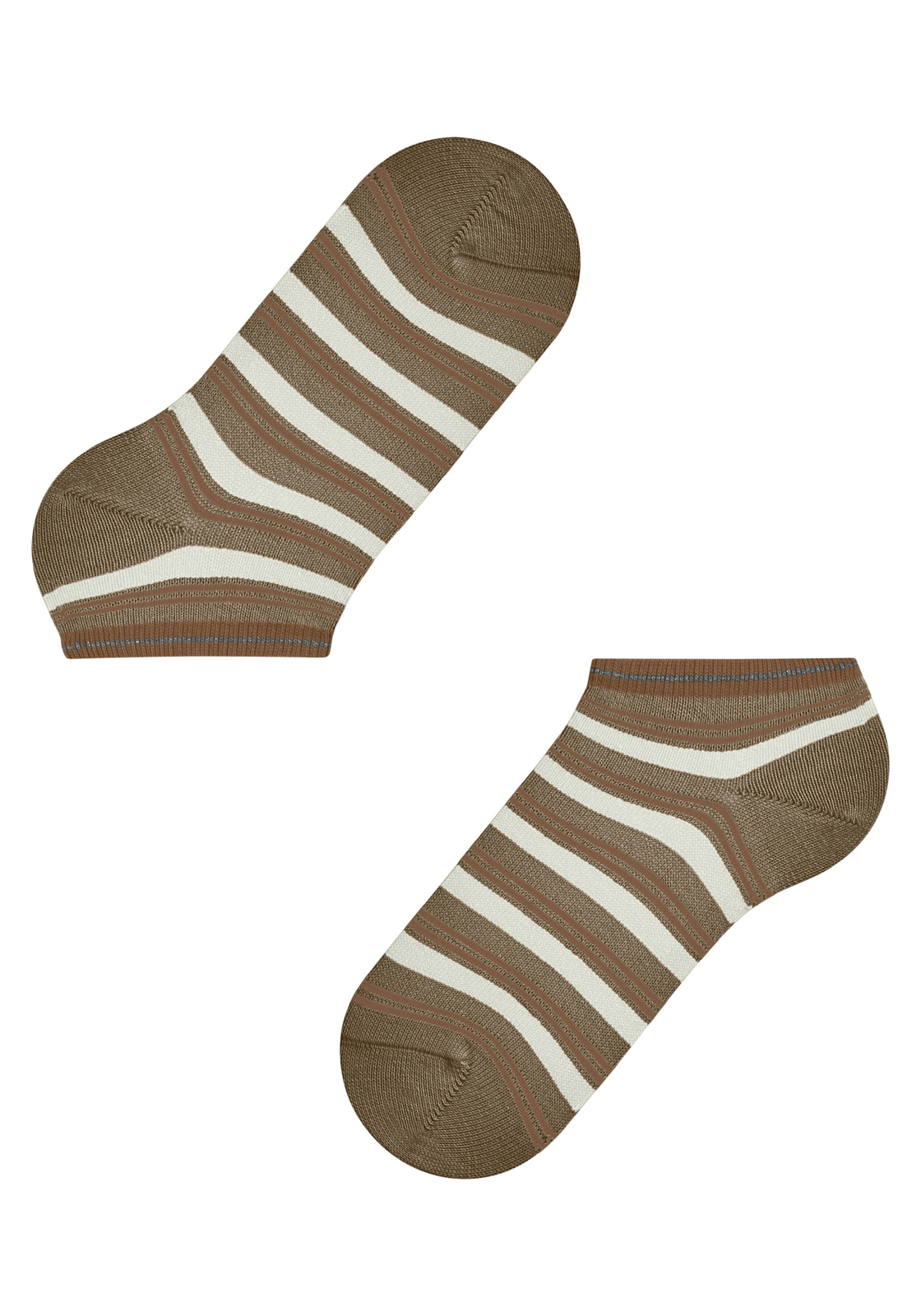 FALKE Smart Stripe dames sneakersokken, beige (nude) FALKE Smart Stripe dames sneakersokken, beige (nude)