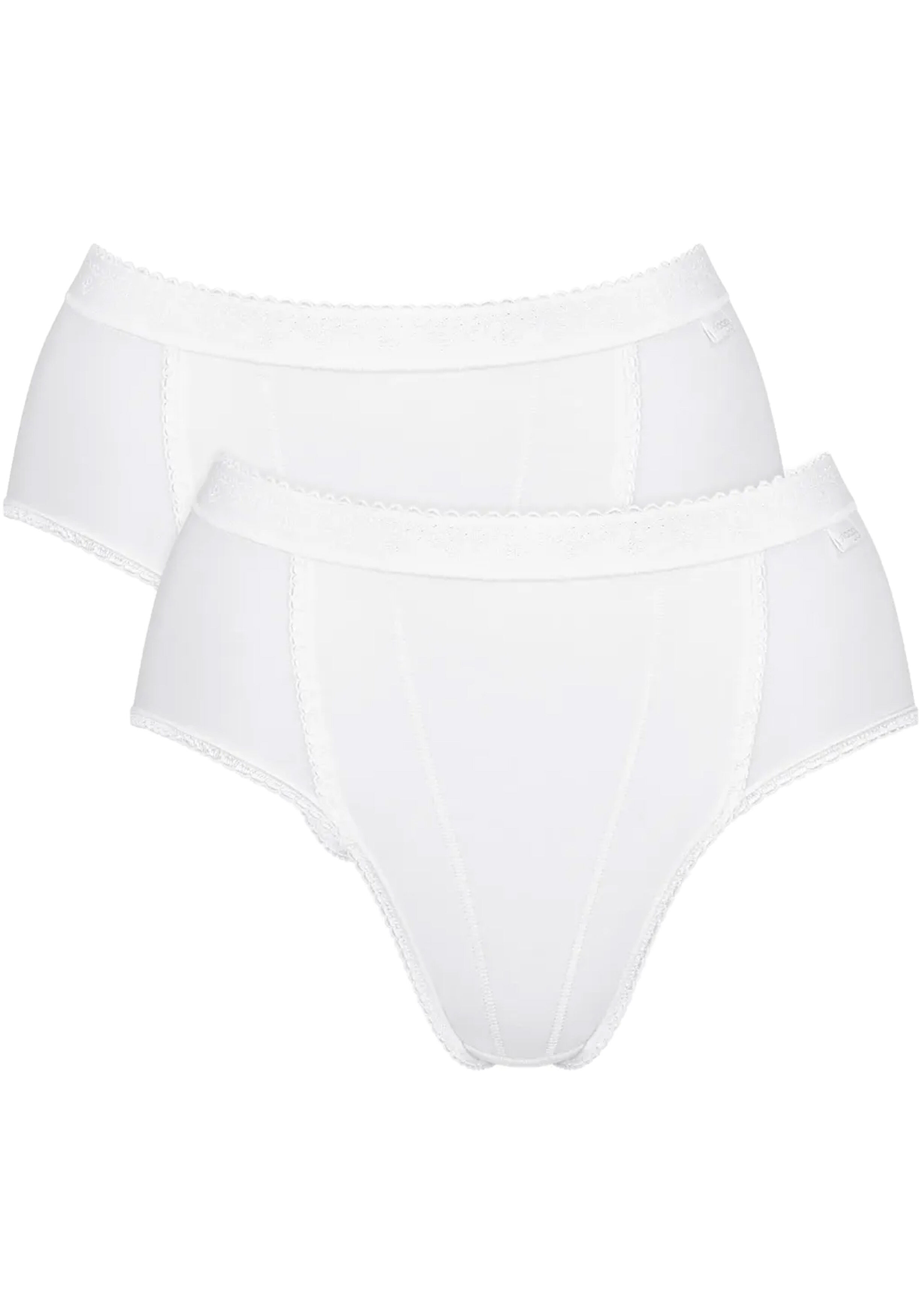 Sloggi Women Control Tai (2-pack), dames slip, wit