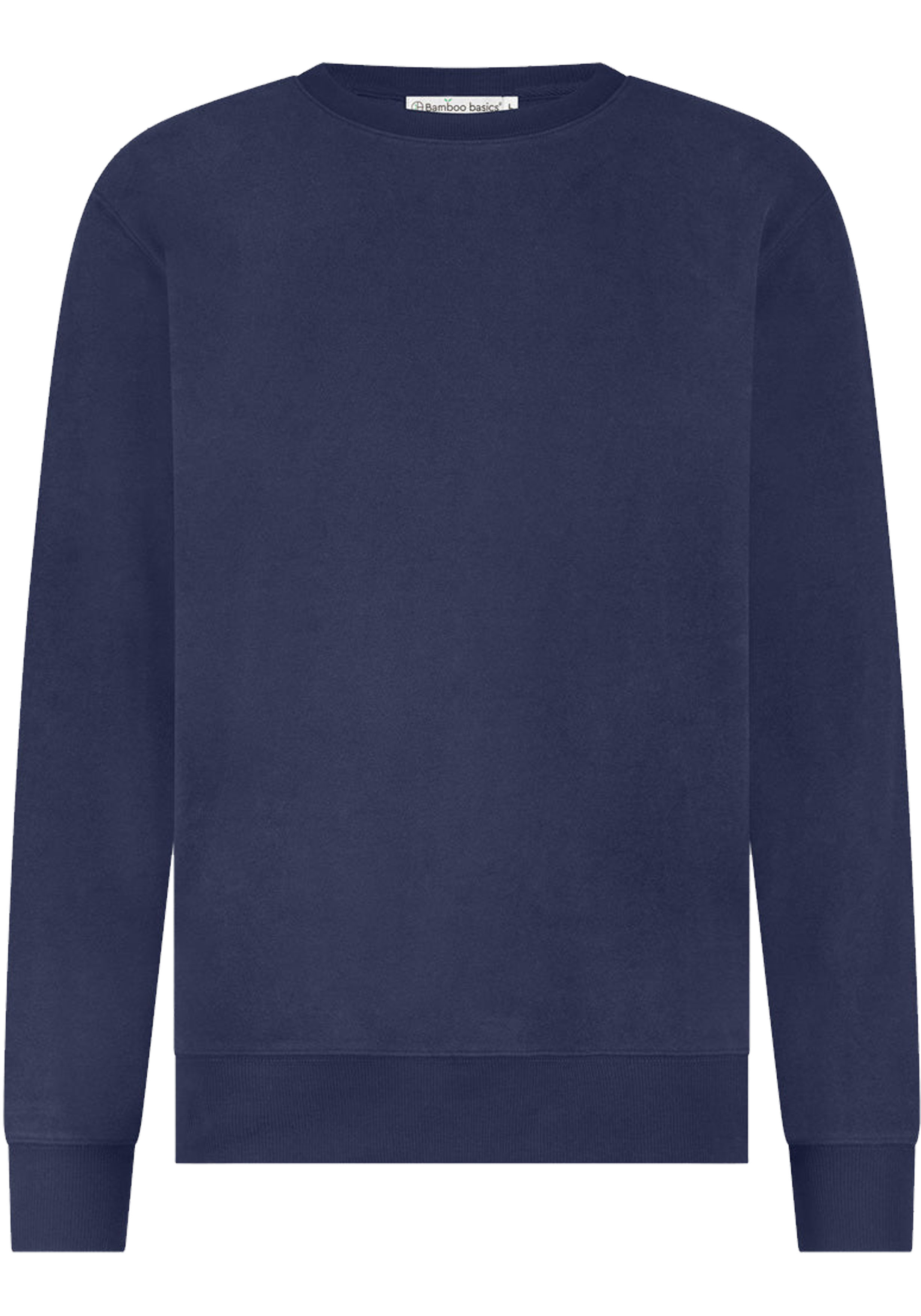 Bamboo Basics Mike sweater, heren sweatshirt, donkerblauw