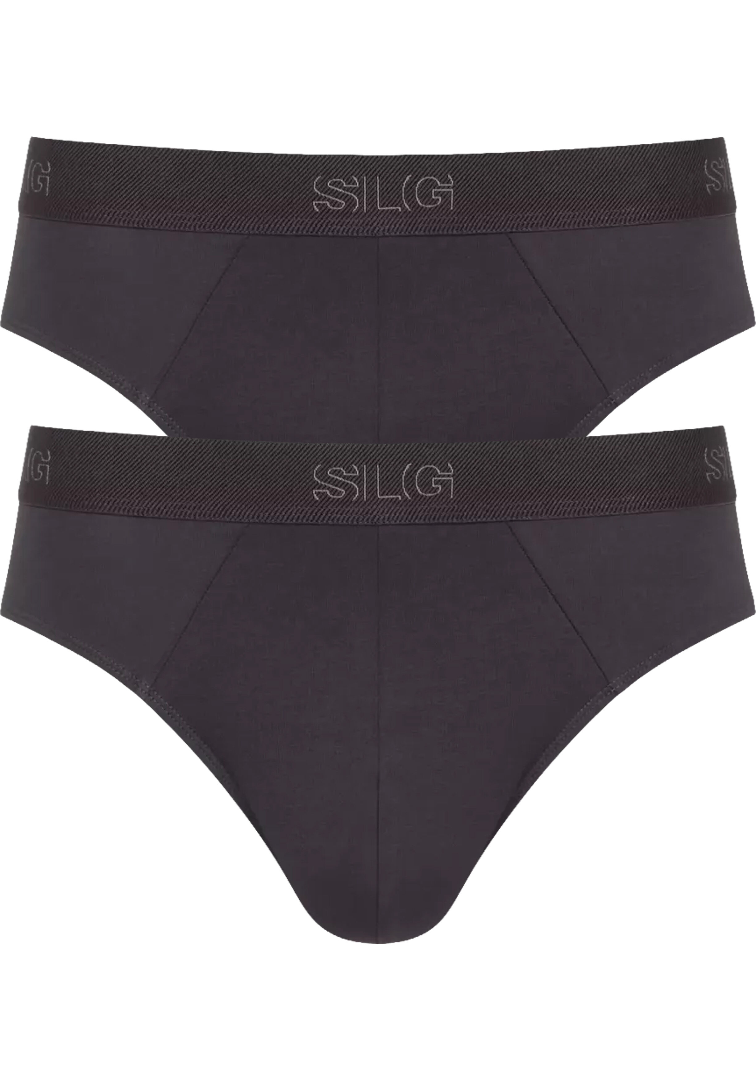 Sloggi Men SLG Base Brief, heren slip (2-pack), donkergrijs