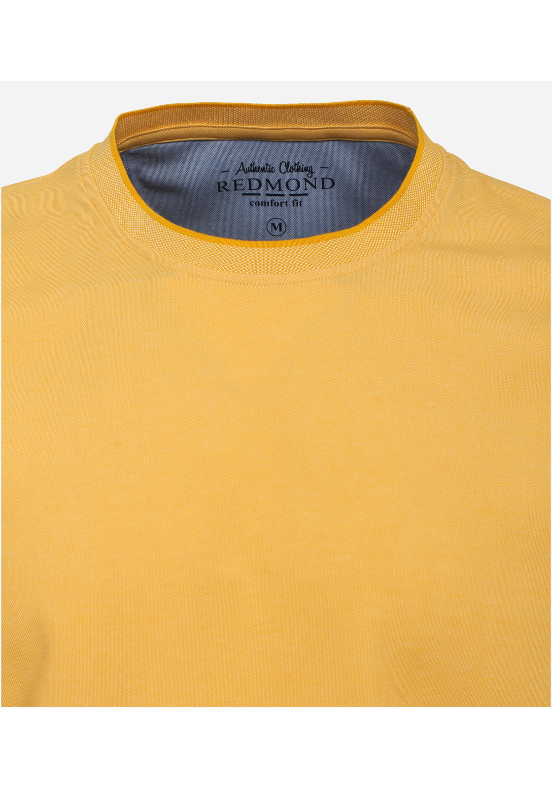 image_4_a131fc9952df49d5c6c75673e0f25938jpgautoformatbgF3F3F3blend-alpha100blend-colorF3F3F3blend-modedarkenfitclampp Redmond regular fit T-shirt, korte mouw O-hals, geel