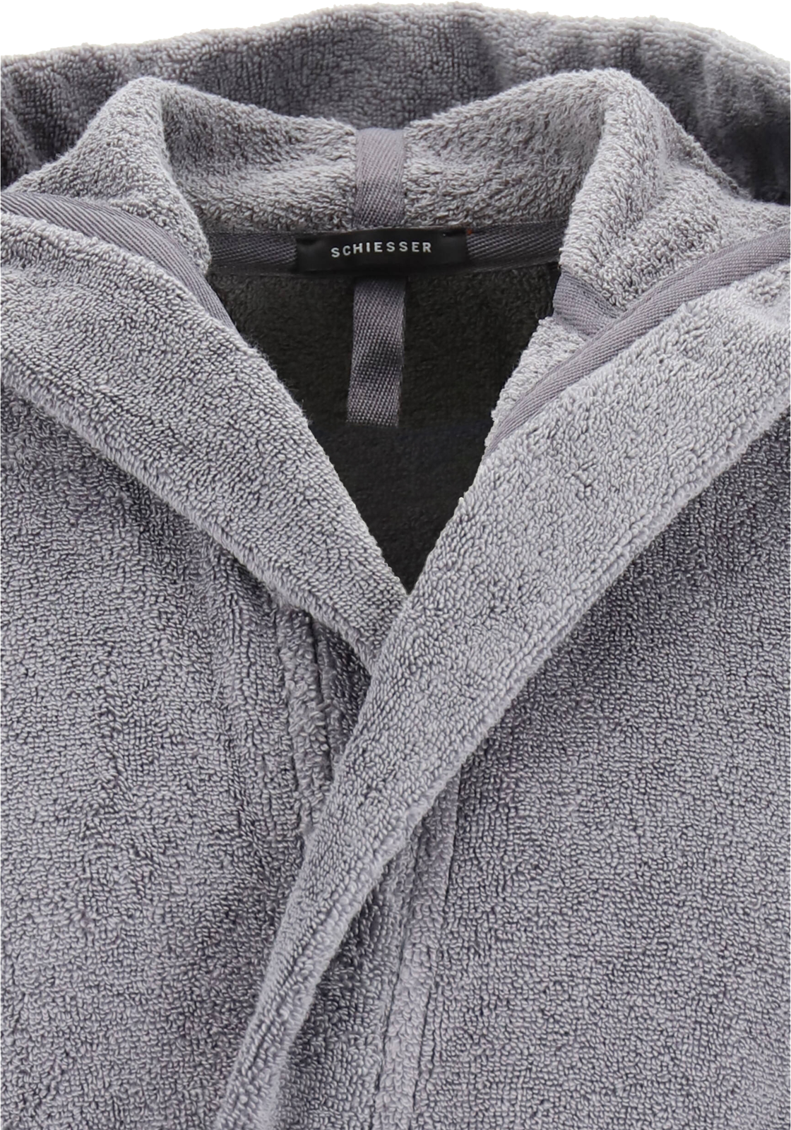 4-4007063718855-schiesser-SCHIESSER_128546200_BJ_grijs_detail_HR SCHIESSER heren badjas, dik badstof, grijs