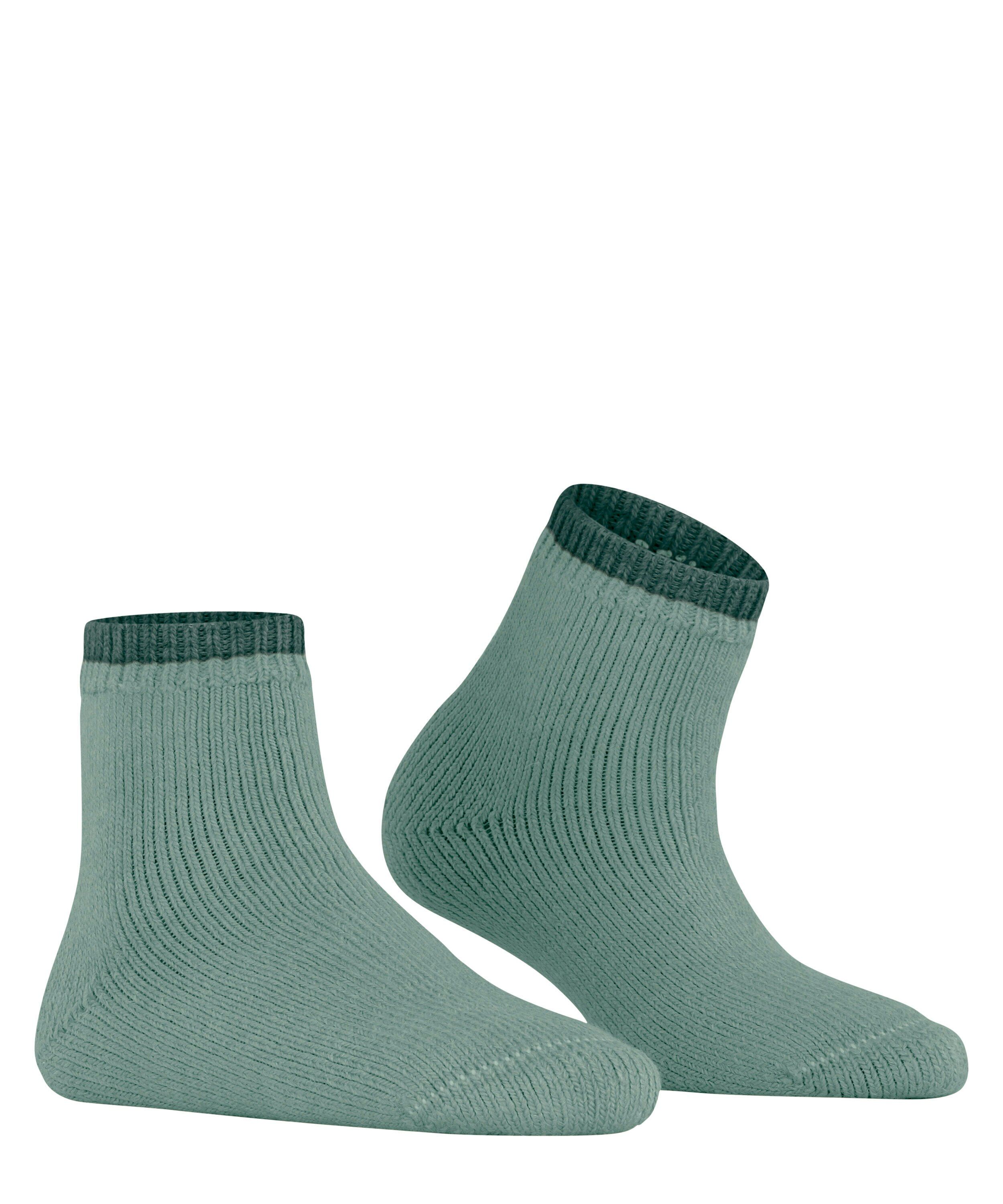 FALKE Cosy Plush damessokken kort, groen (austerity)