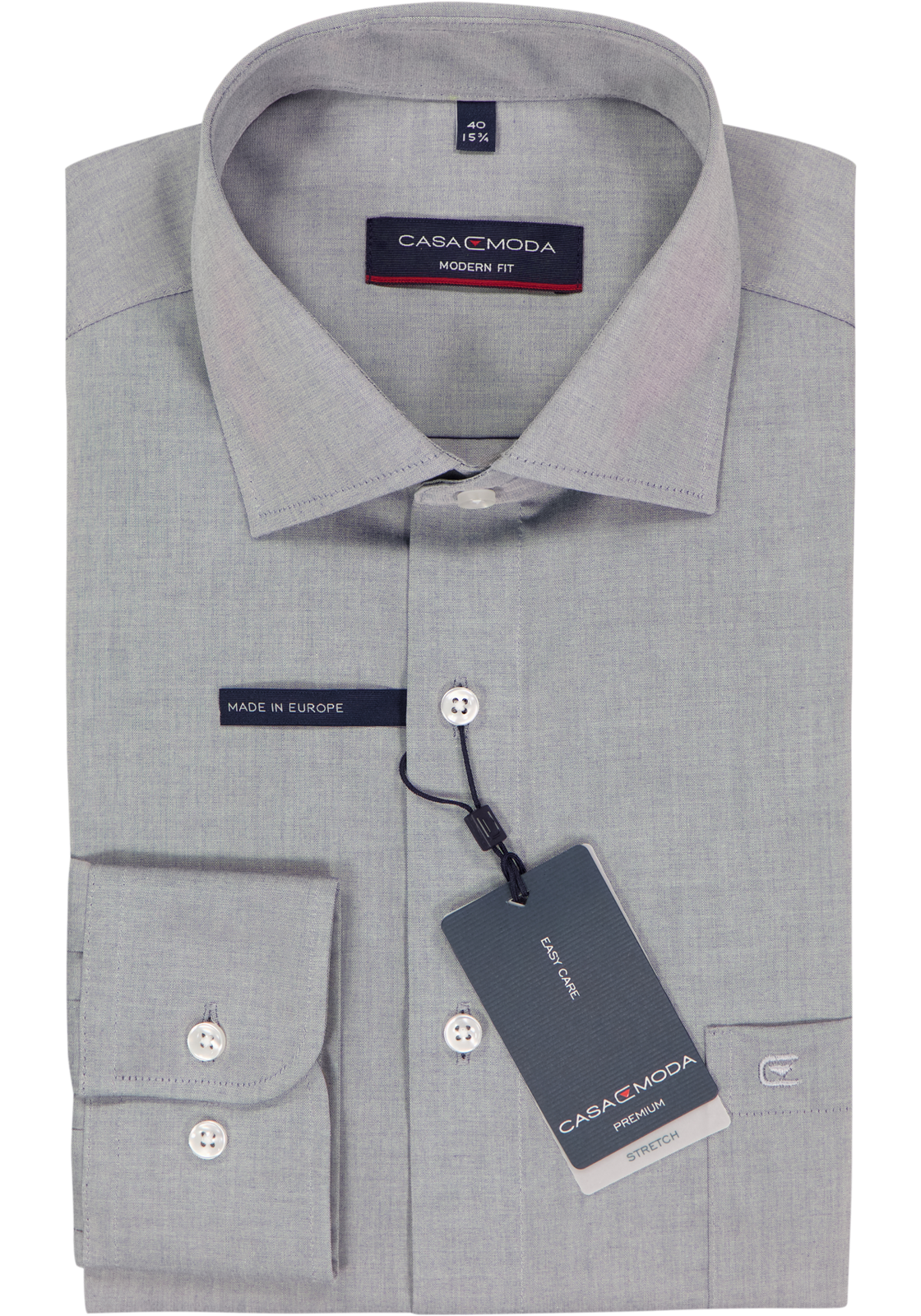CASA MODA modern fit overhemd, grijs CASA MODA modern fit overhemd, grijs
