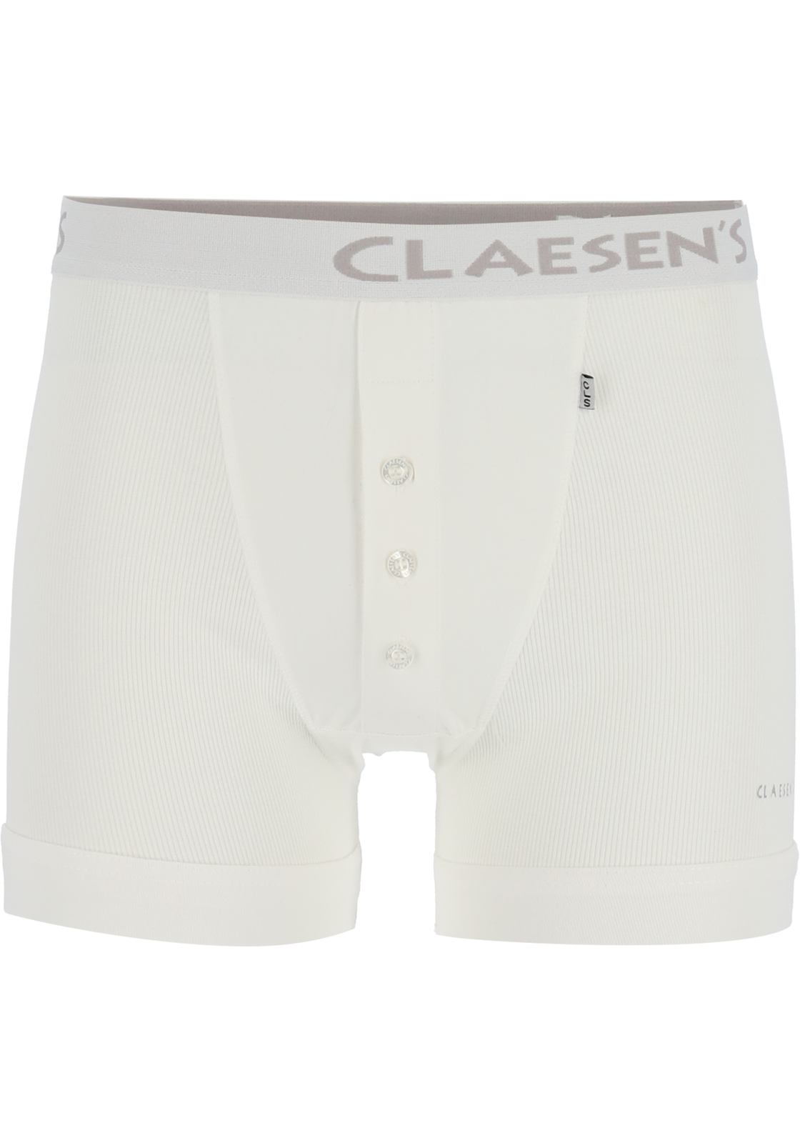 2-8717753366384-Claesens-CLSNS_BX_wit_2P_CL2033_4fotos_HR Claesen's Basics boxers (2-pack), retro rib heren boxers met gulp, wit