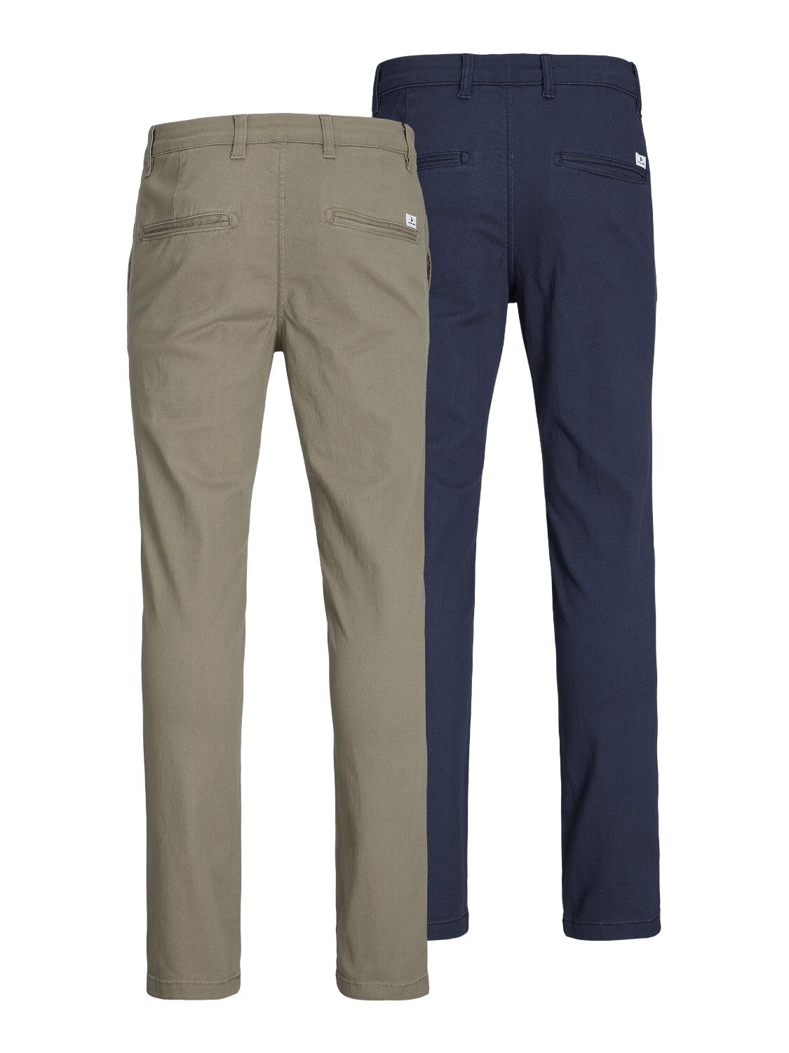 JACK & JONES Marco Dave Pk loose fit, heren chino, beige blauw