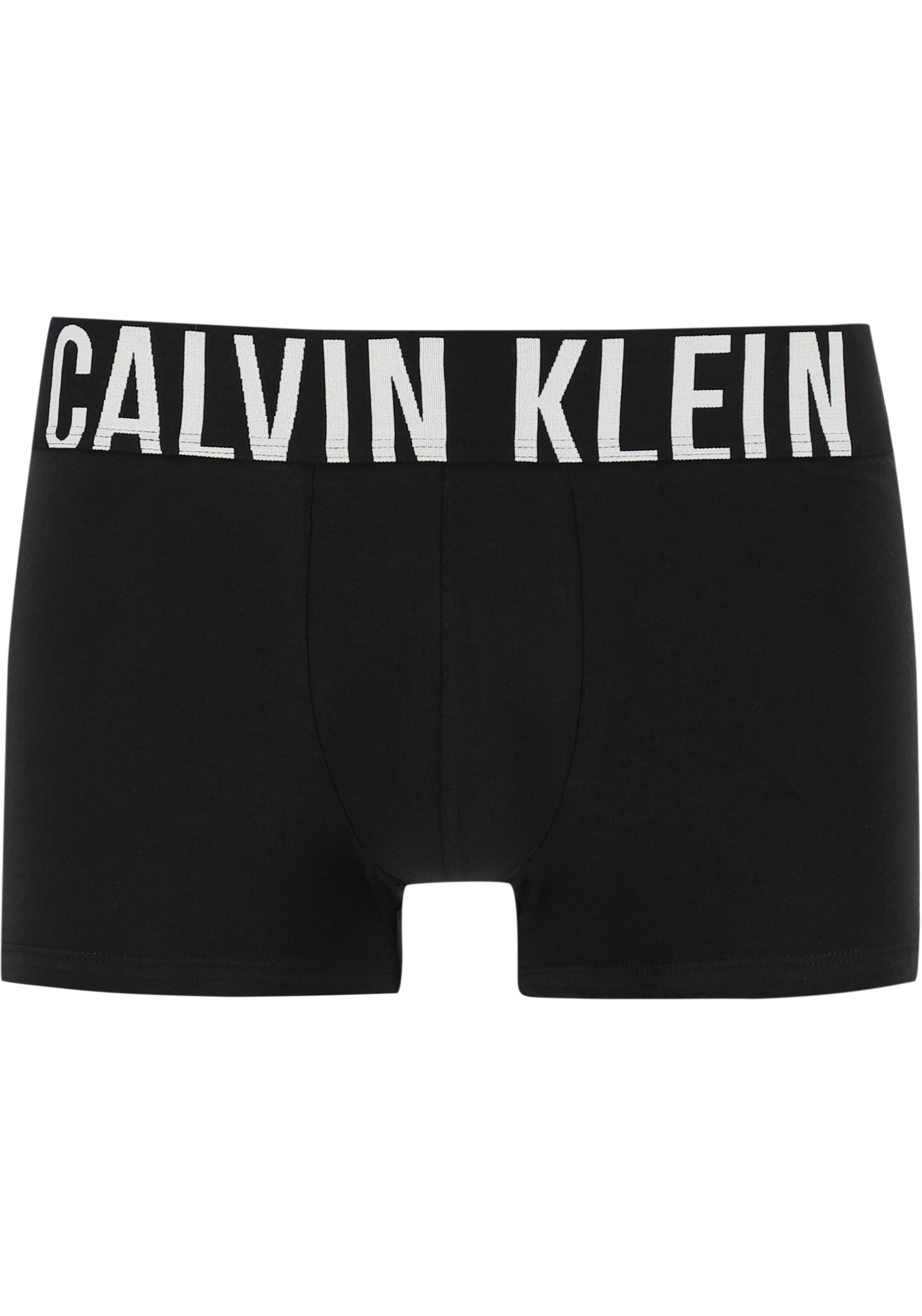 Calvin Klein Intense Power Cotton Trunks (3-pack), heren boxers normale lengte, zwart, wit, grijs