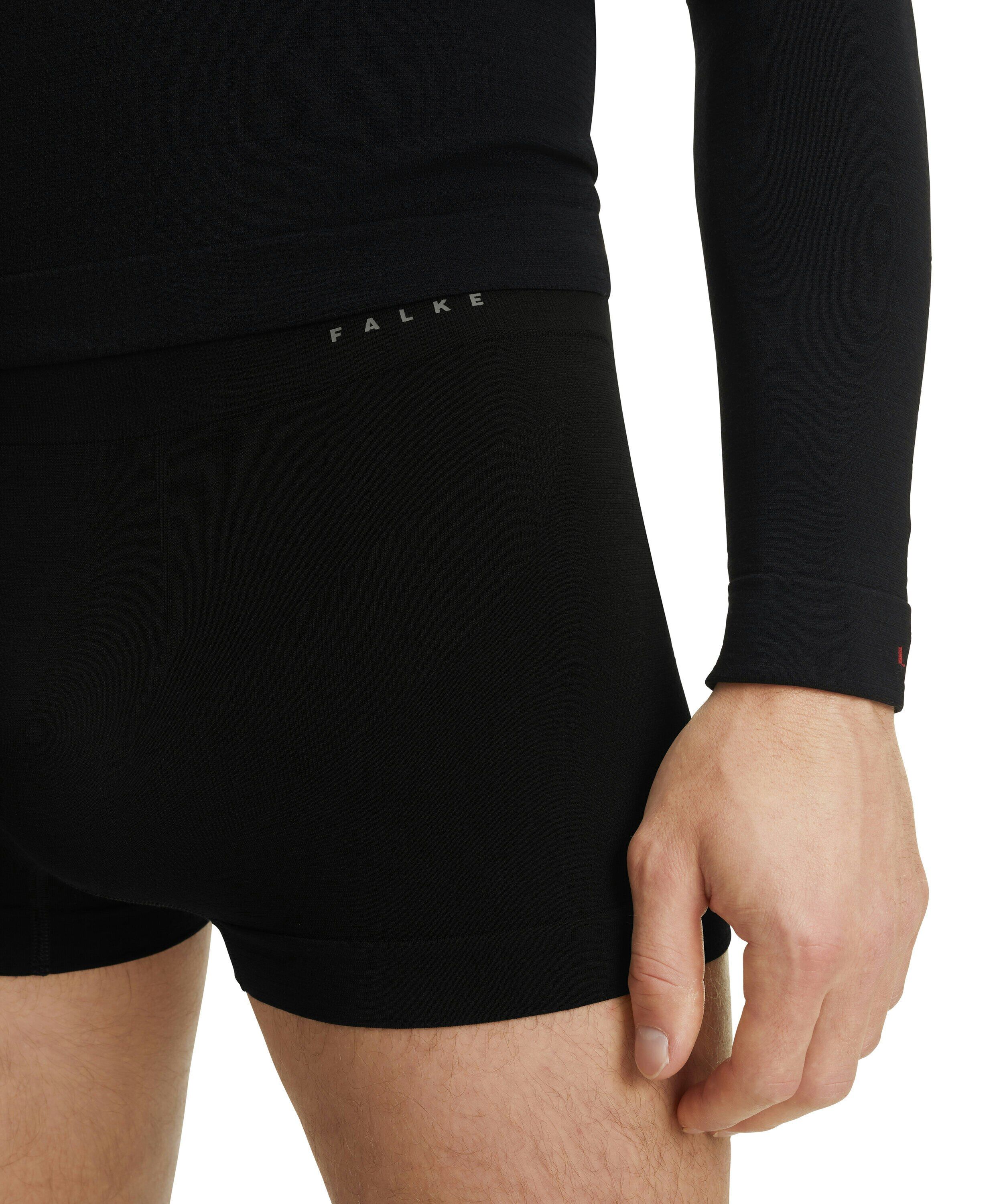 FALKE heren boxer Wool-Tech Light, thermobroek, zwart (black)
