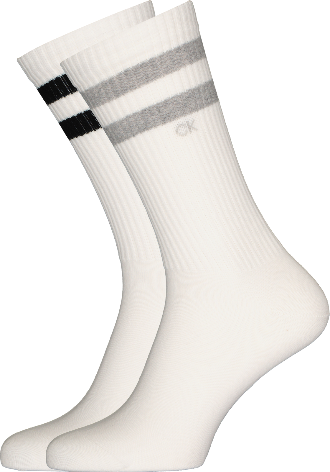 1-8720245218870_ck_sok_2p_HR Calvin Klein herensokken Maurice (2-pack), wit