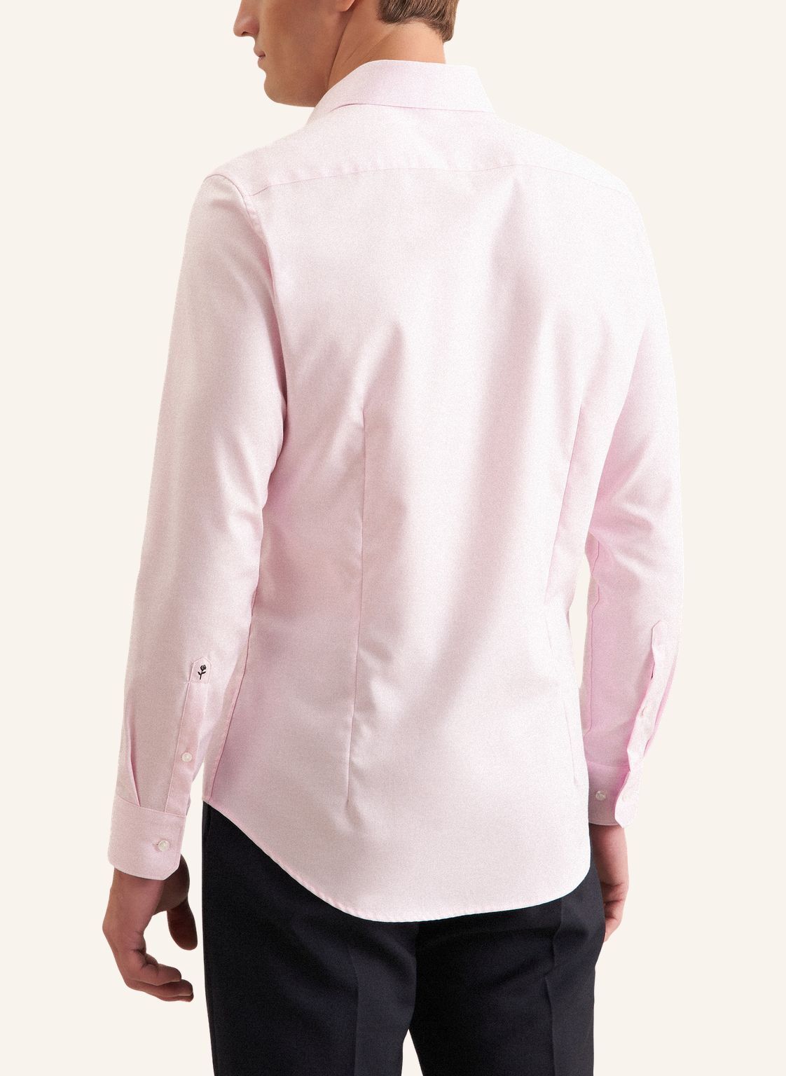 Seidensticker x-slim fit overhemd, popeline, roze
