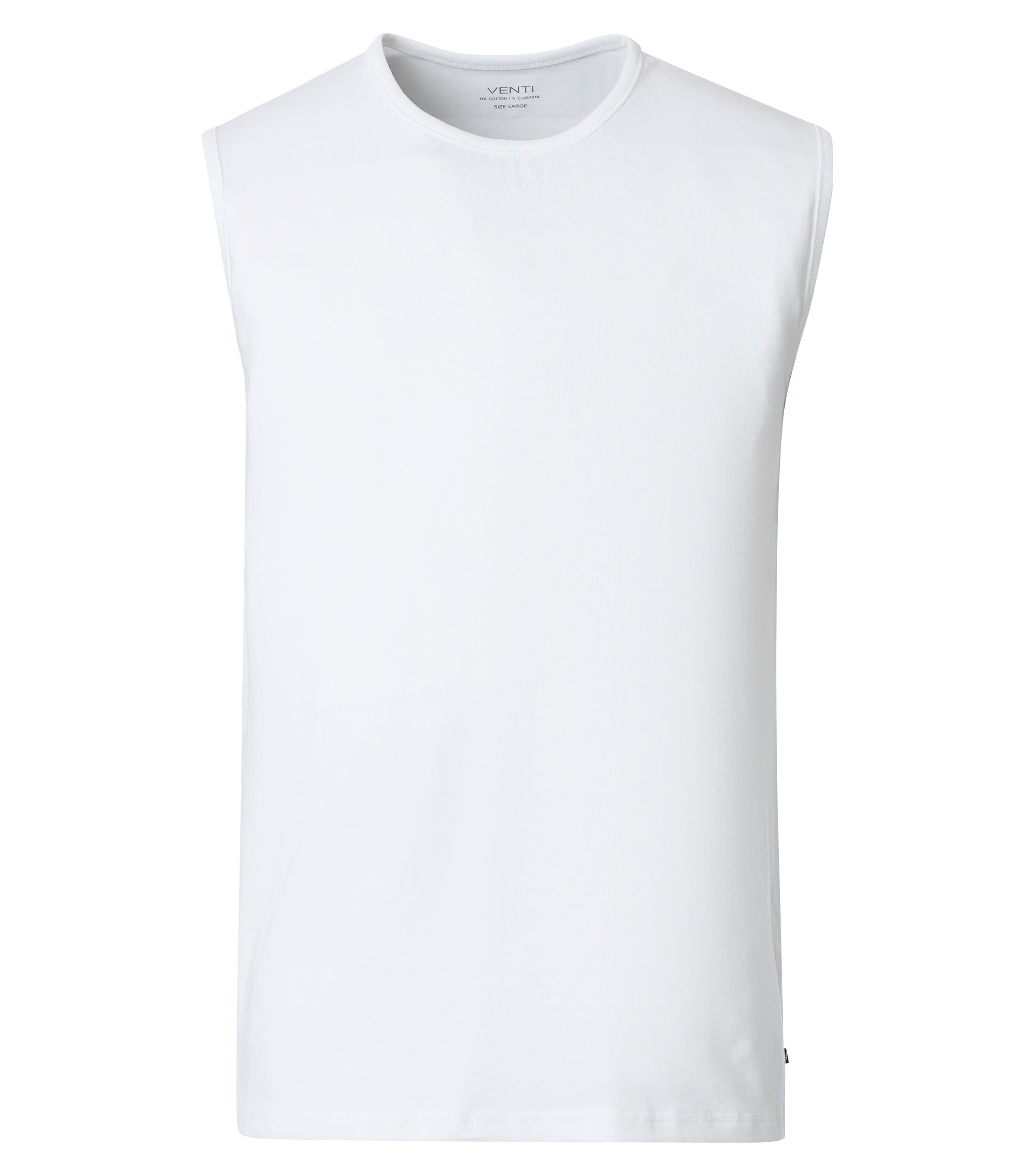 VENTI modern heren singlet (1-pack), wit