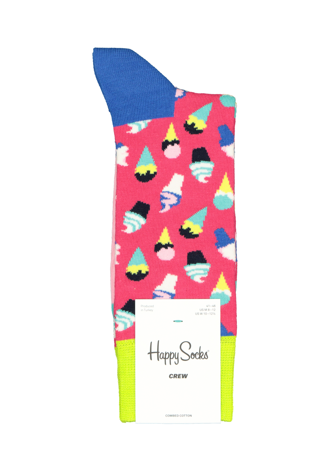 3-7333102518610_happy_socks_HR Happy Socks Ice Cream Sock, rood met ijsjes