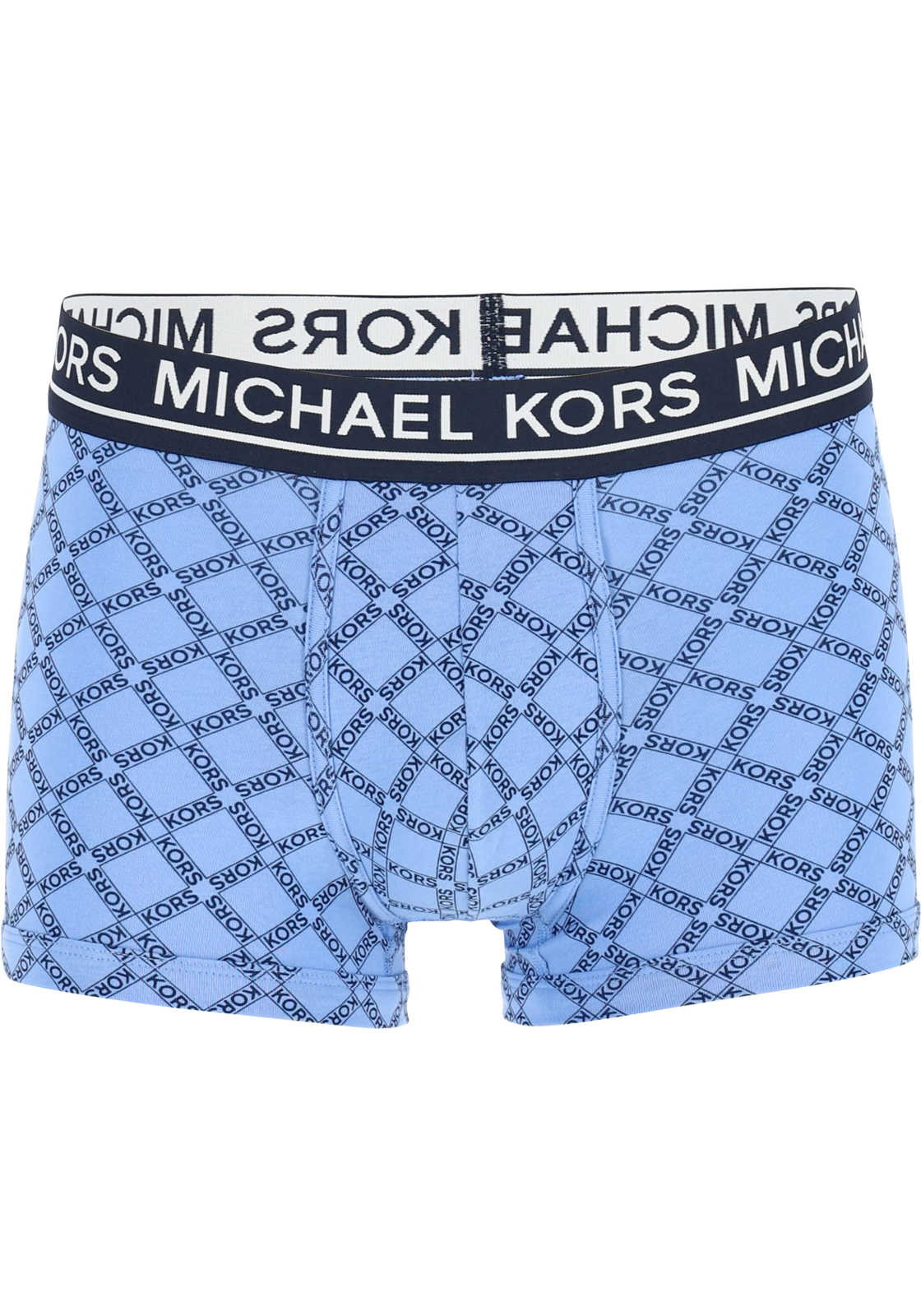 06-196839876135-Michael_Kors-MK_BX_blauw_3P_6S41T10033505_360_HR Michael Kors lage heren boxers kort (3-pack), donker- en lichtblauw en print