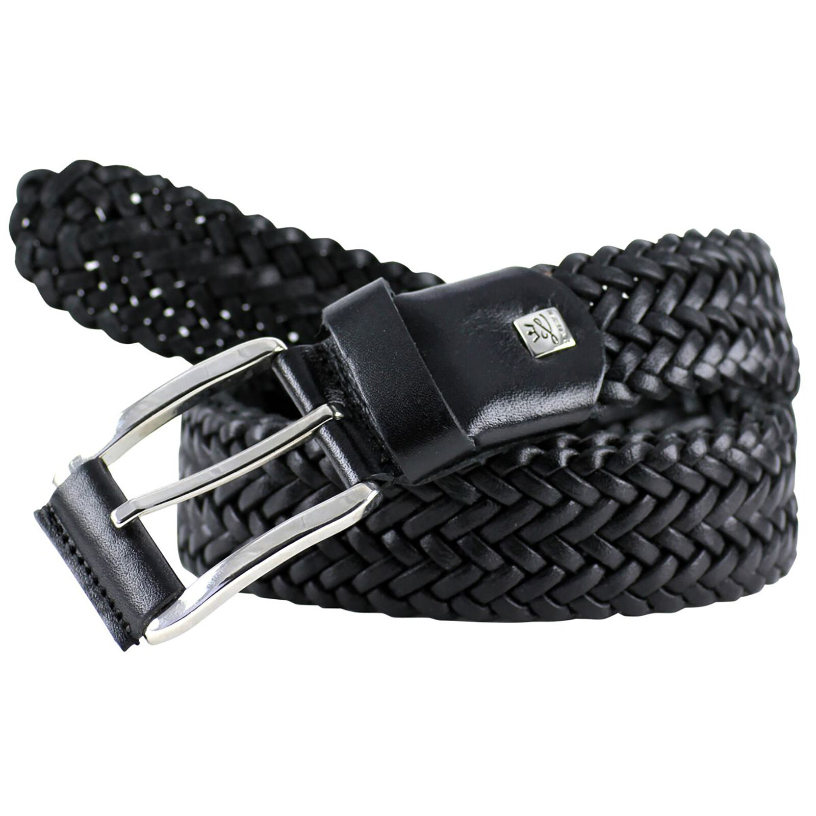LINDENMANN leren heren riem, zwart