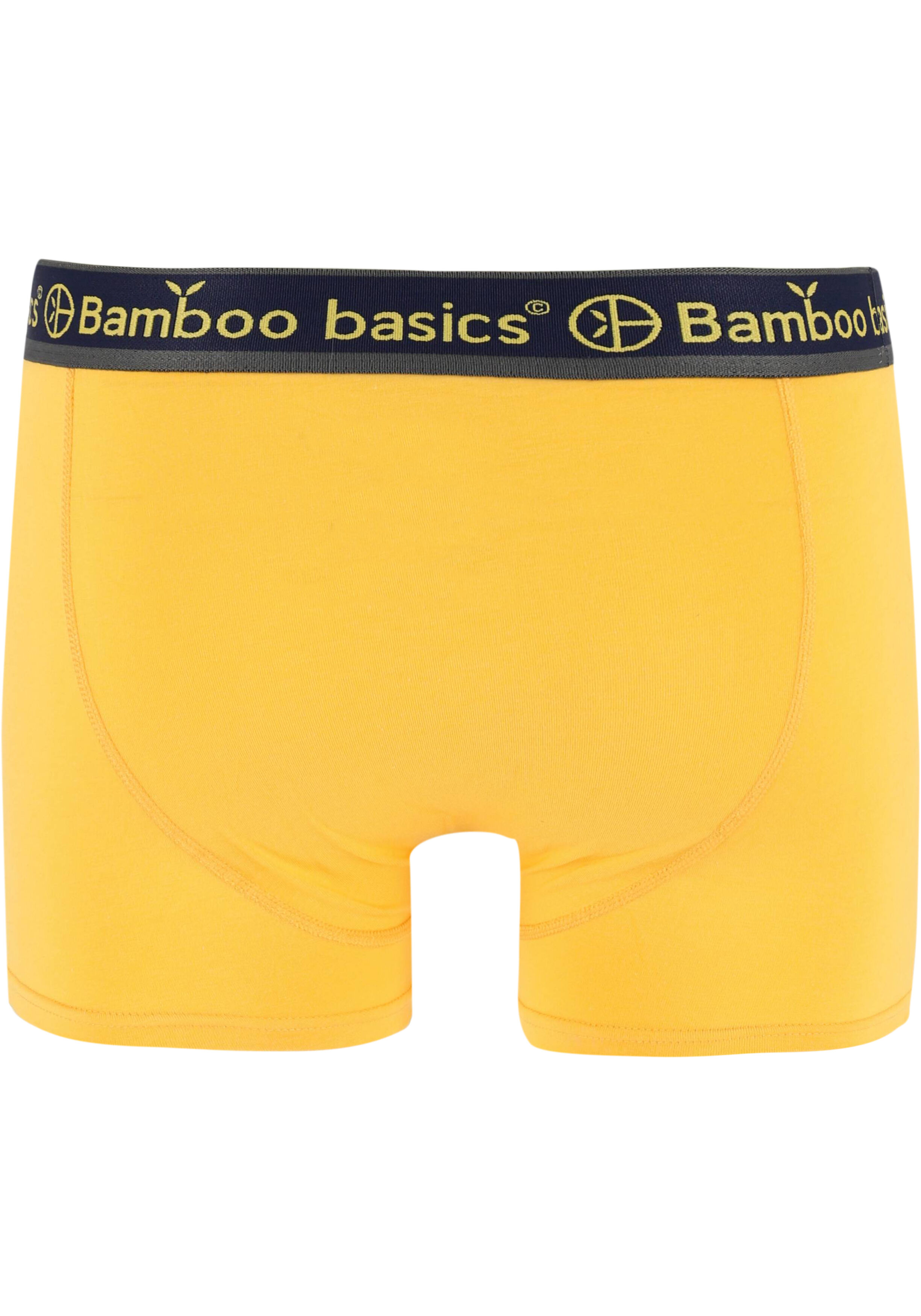 Bamboo Basics Liam trunk boxershorts (3-pack), heren korte boxershort, rood, zwart, oker