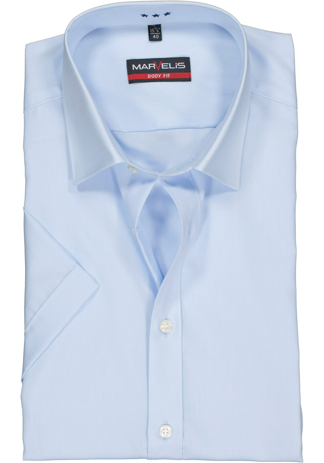 1-4032278430643_marvelis-overhemd_HR MARVELIS body fit overhemd, korte mouwen, lichtblauw