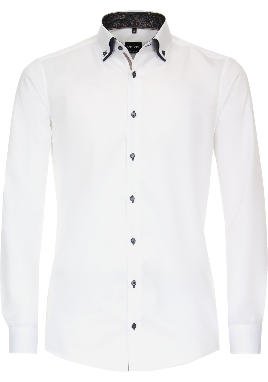 1-4064813721299-venti-overhemd_HR VENTI modern fit overhemd, twill, wit