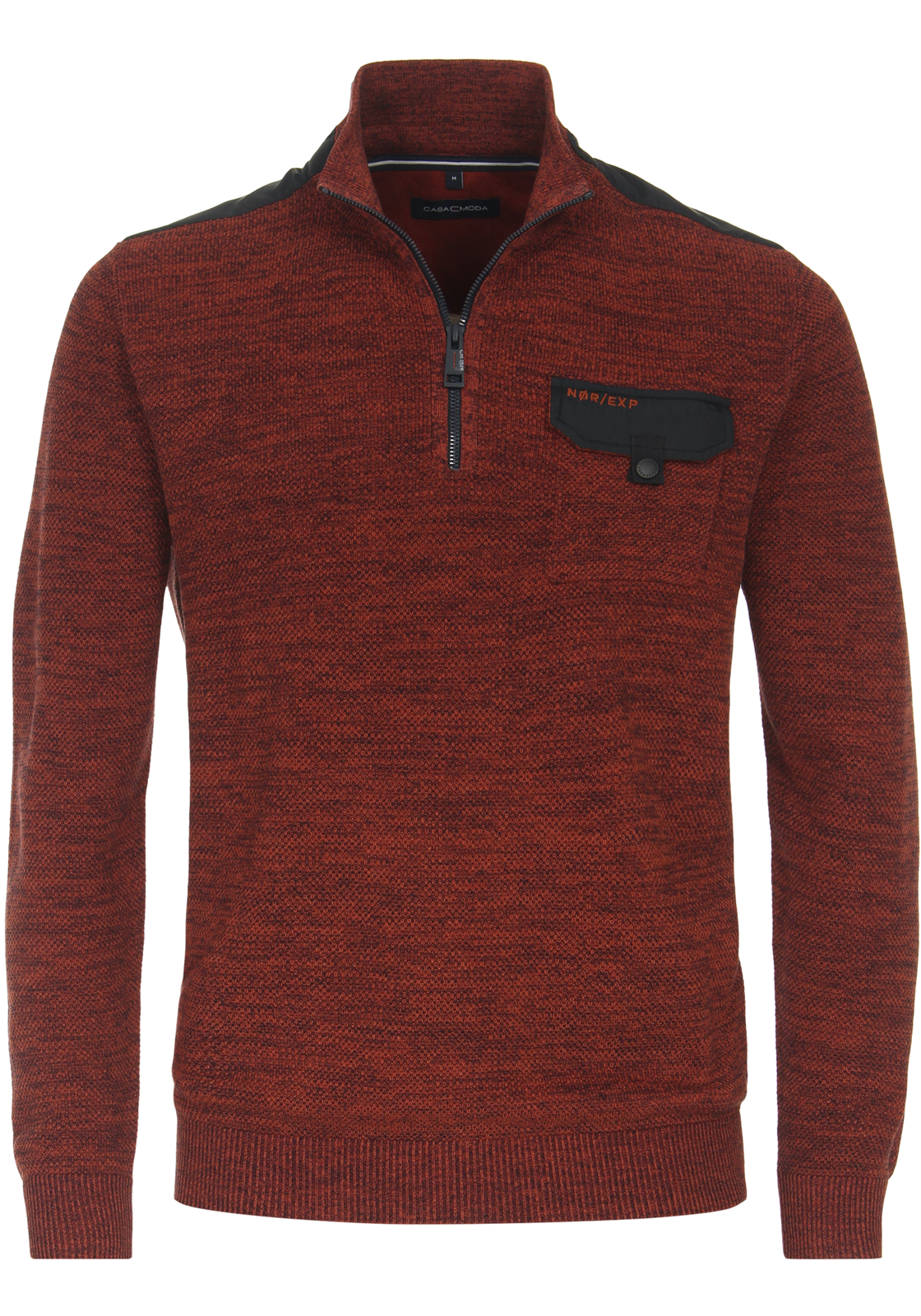 CASA MODA comfort fit schipperstrui, oranje CASA MODA comfort fit schipperstrui, oranje
