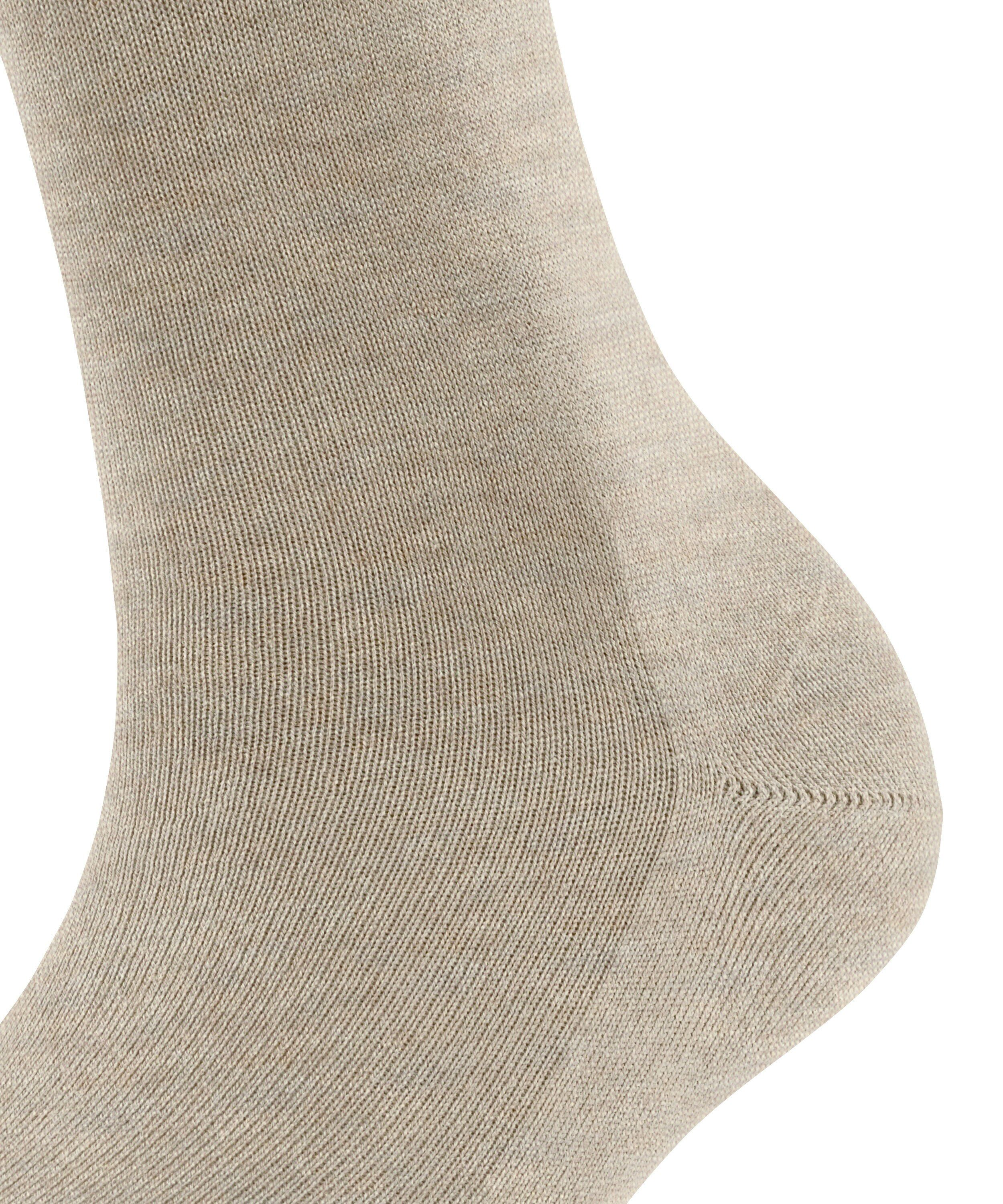 FALKE Family dames kniekousen, beige (linen melange)