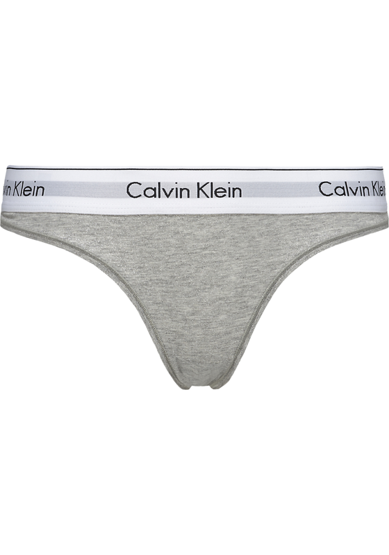 Calvin Klein dames Modern Cotton string, grijs Calvin Klein dames Modern Cotton string, grijs