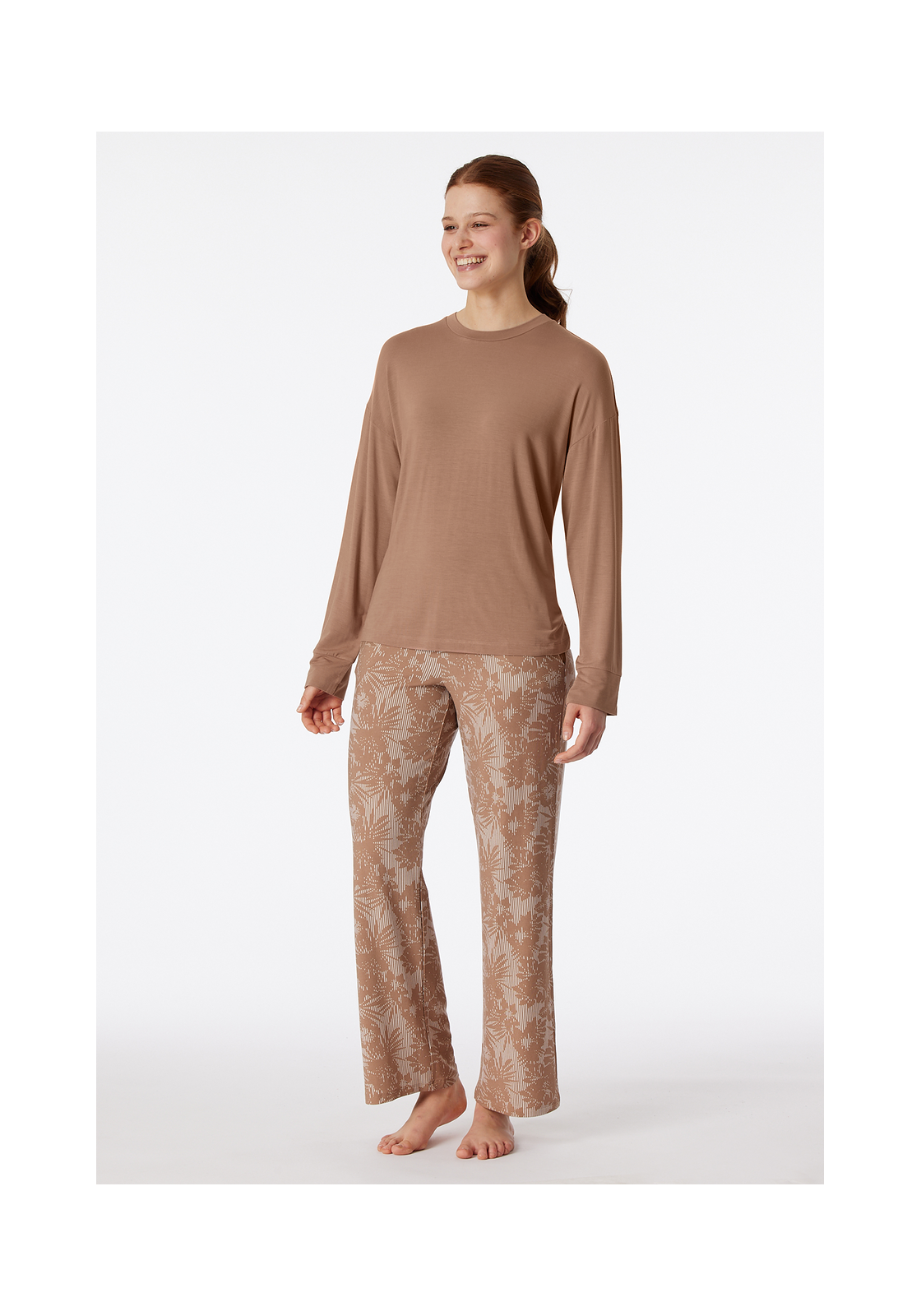 image_3_181226-407_3_1280x1280 SCHIESSER selected! premium inspiration pyjamaset, dames pyjama van lange klei