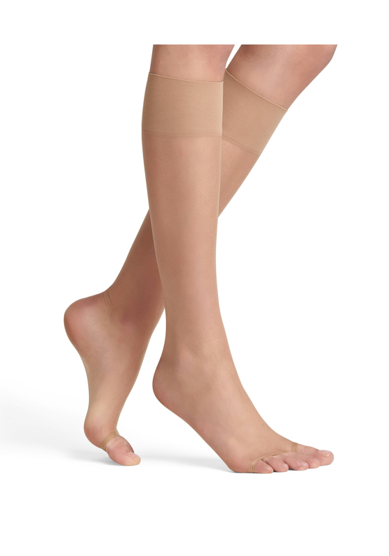 FALKE Shelina toeless 12 DEN dames kniekousen, beige (brasil) FALKE Shelina toeless 12 DEN dames kniekousen, beige (brasil)