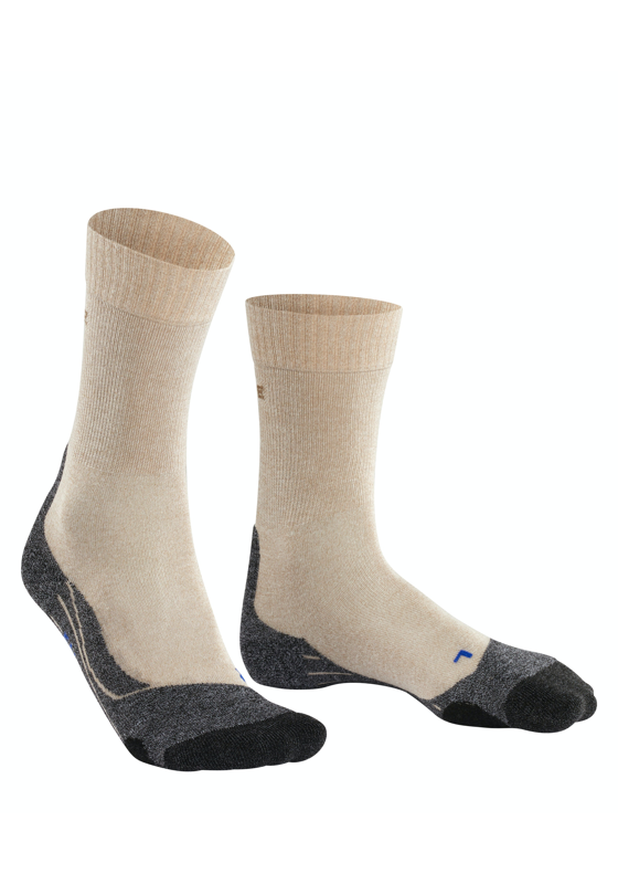 FALKE TK2 Explore Cool heren trekking sokken, beige melange (nature melange) FALKE TK2 Explore Cool heren trekking sokken, beige melange (nature melange)