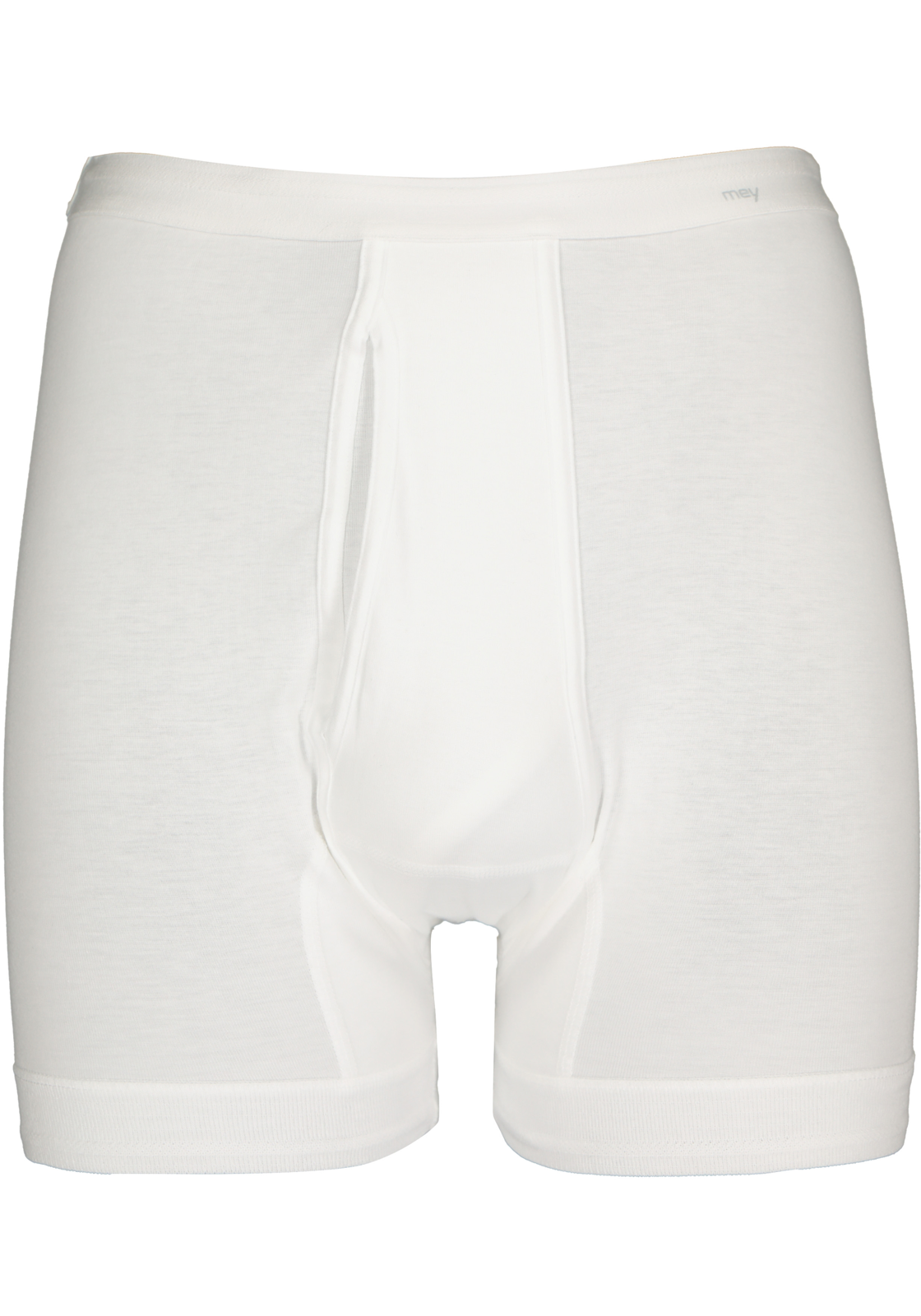 1-4004124003530_mey_boxer_1p_HR Mey Noblesse boxer briefs (1-pack), heren boxer normale lengte met gulp, wit