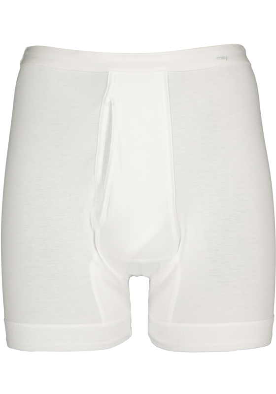 Mey Noblesse boxer briefs (1-pack), heren boxer normale lengte met gulp, wit Mey Noblesse boxer briefs (1-pack), heren boxer normale lengte met gulp, wit