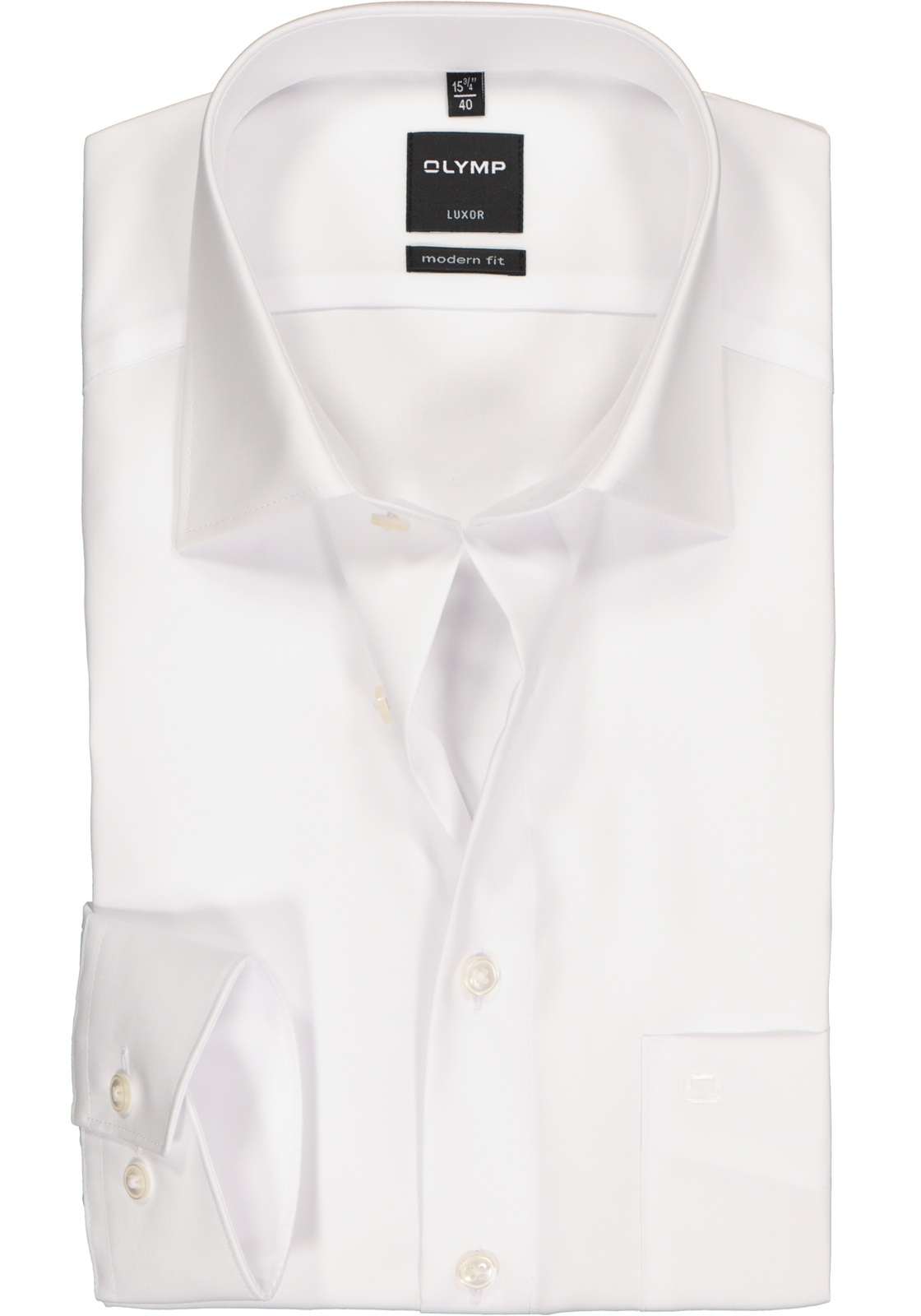OLYMP Luxor modern fit overhemd, wit OLYMP Luxor modern fit overhemd, wit