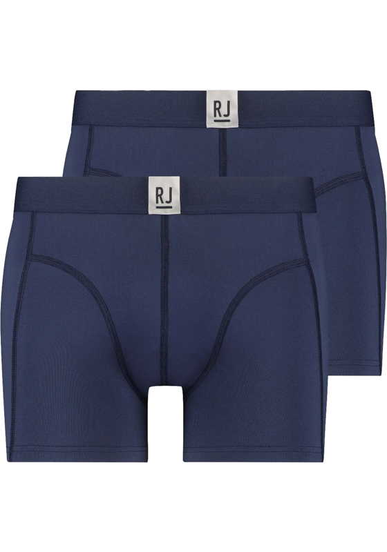 RJ Bodywear Pure Color Jort boxer (2-pack), heren boxer lang, donkerblauw RJ Bodywear Pure Color Jort boxer (2-pack), heren boxer lang, donkerblauw