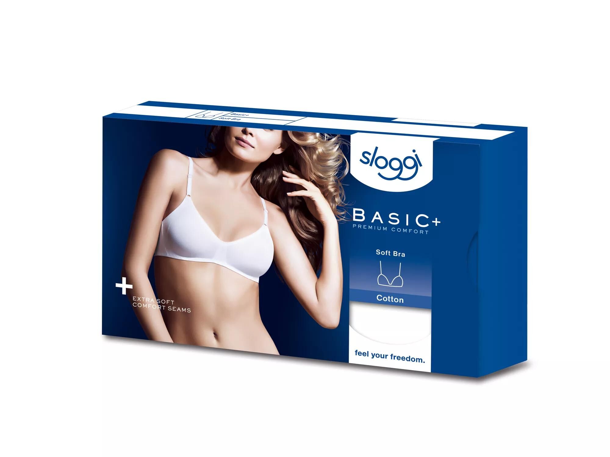 Sloggi Women Basic+ N, bralette, wit
