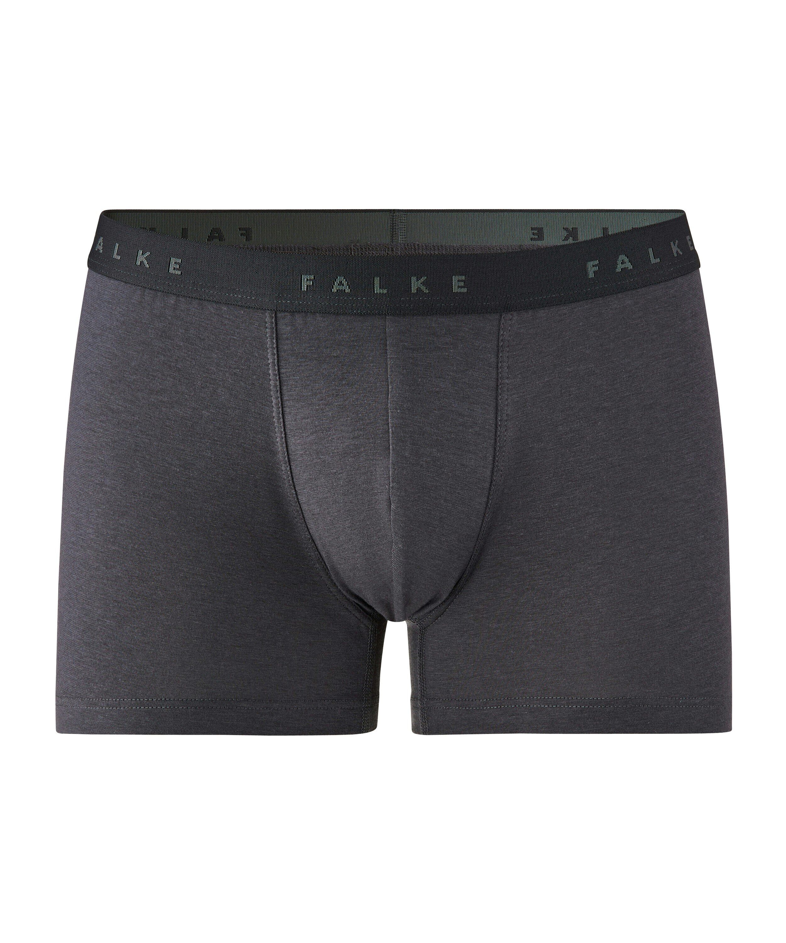 FALKE heren boxer Daily Climate Control, boxers normale lengte, donkergrijs (carbon)