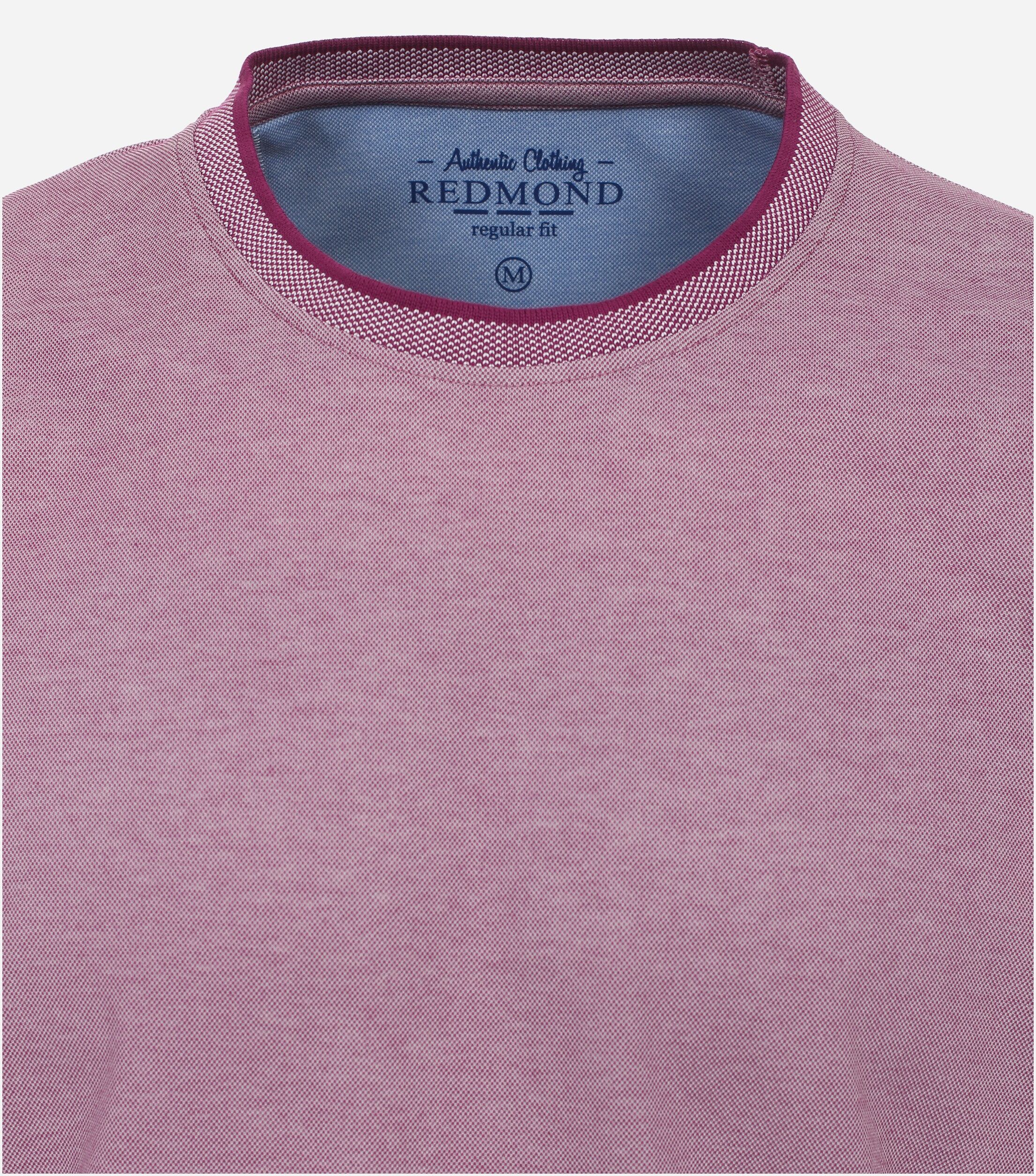 Redmond regular fit T-shirt, korte mouw O-hals, paars