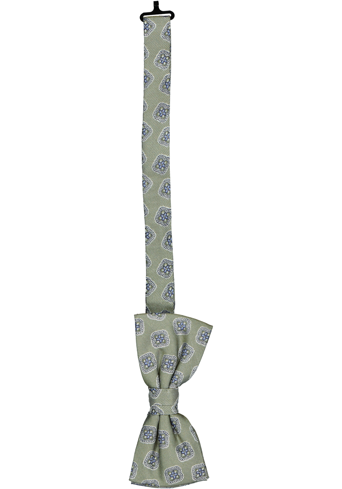 2-8719064487345_HR Michaelis strik, groen dessin strik zijde
