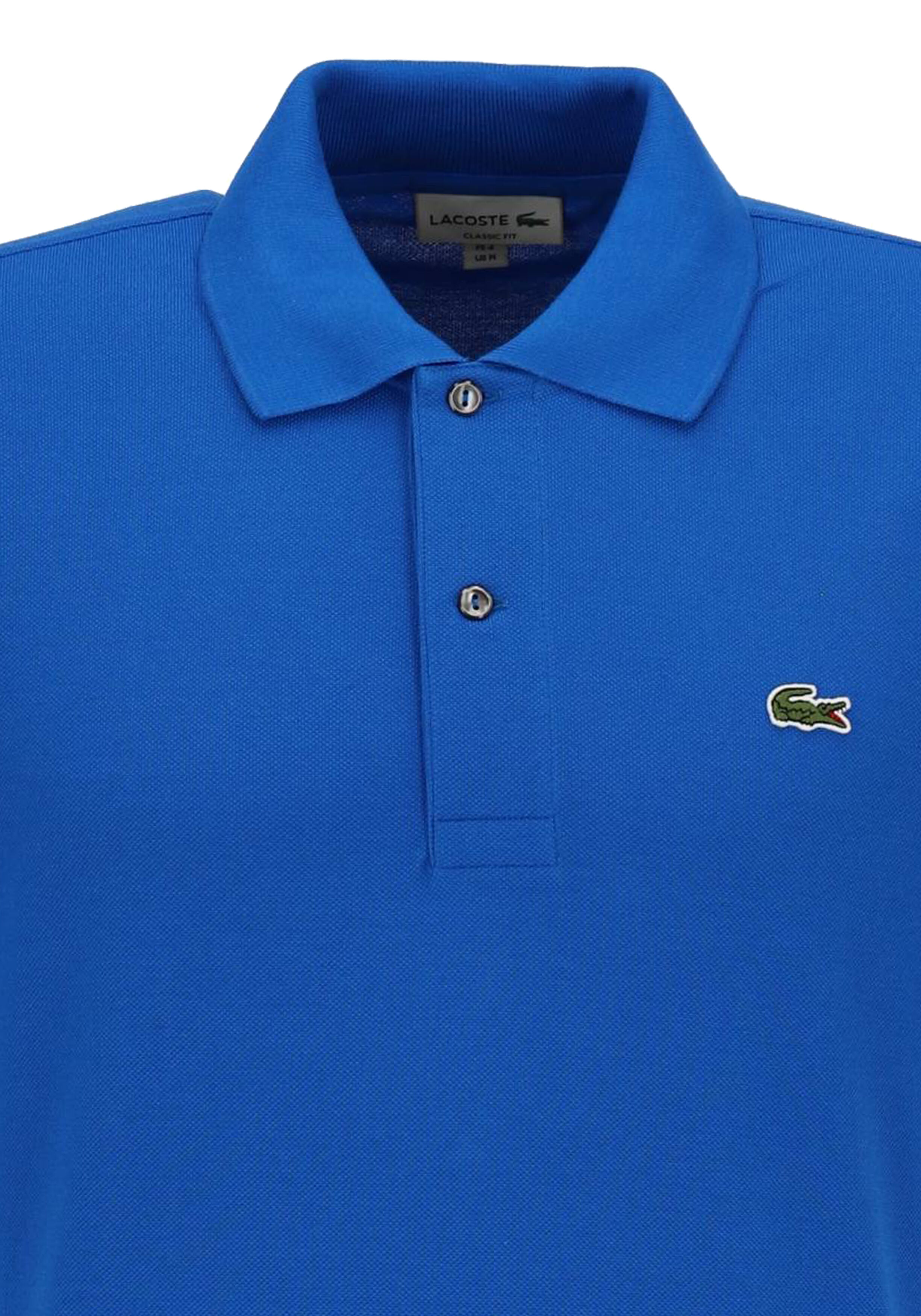 Lacoste Classic Fit polo, kobaltblauw