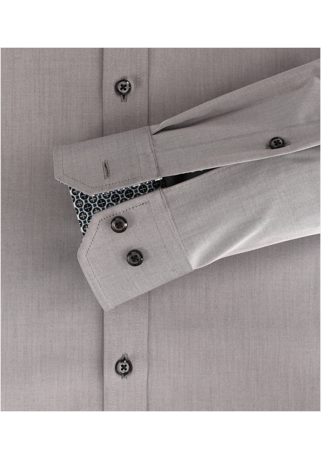 image_5_2368adad0c45066b40ffed7f2883b10bjpgautoformatbgF3F3F3blend-alpha100blend-colorF3F3F3blend-modedarkenfitclampp VENTI body fit overhemd, twill, grijs