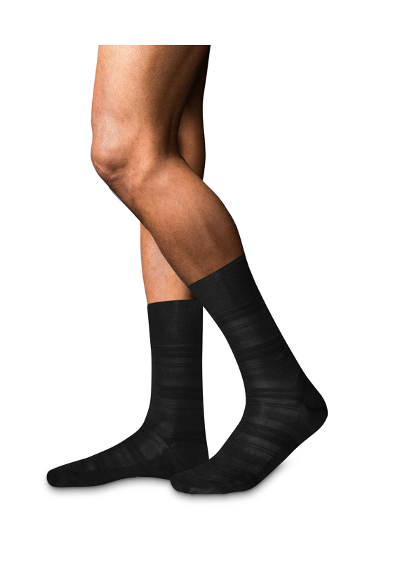 FALKE Highshine herensokken, zwart (black) FALKE Highshine herensokken, zwart (black)