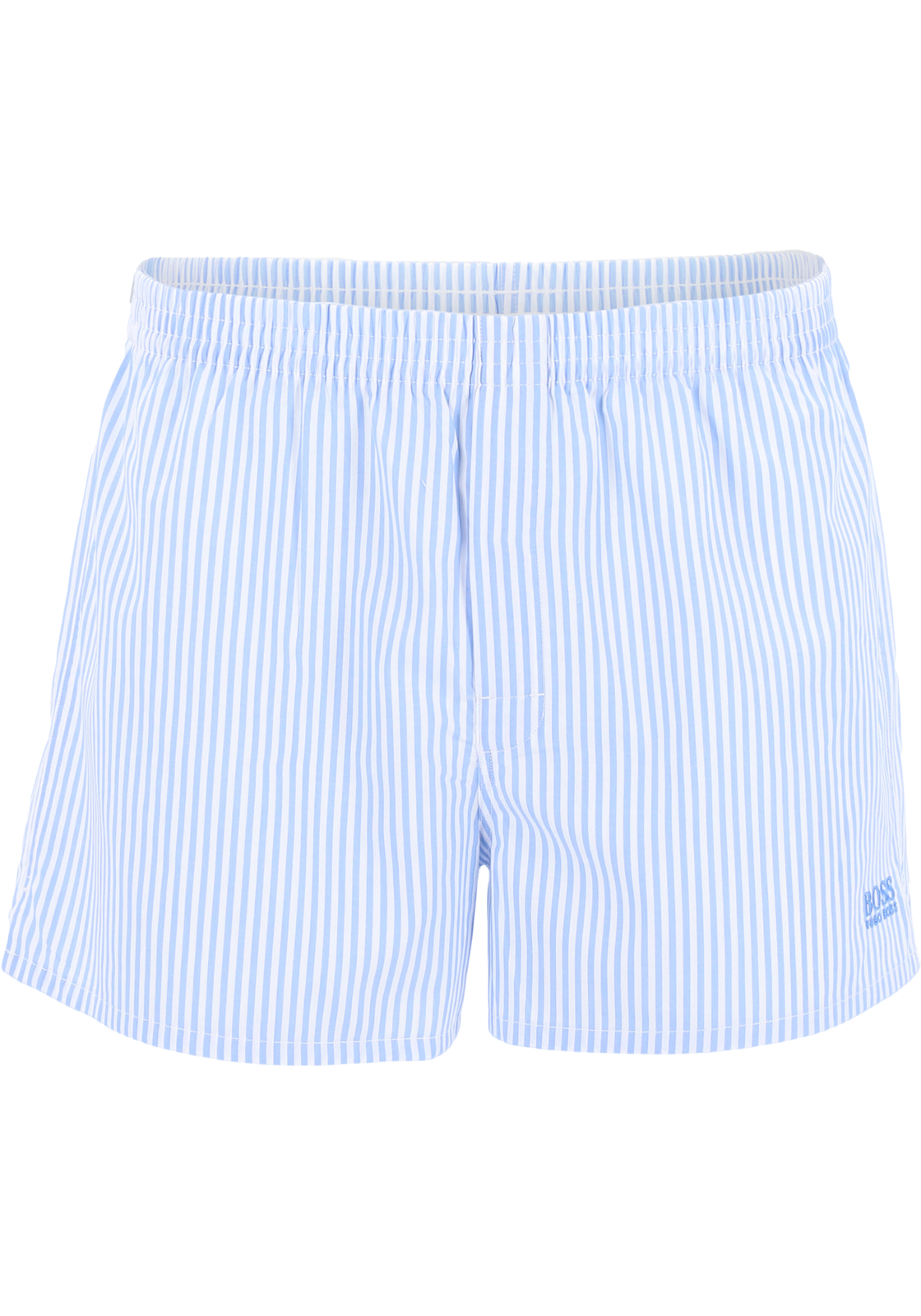 5-4021410593001-hugo_boss-HB_50388963470_BX_3P_gestreept_4fotos_HR HUGO BOSS boxershorts woven (2-pack), heren boxers wijd model, lichtblauw geruit en gestreept