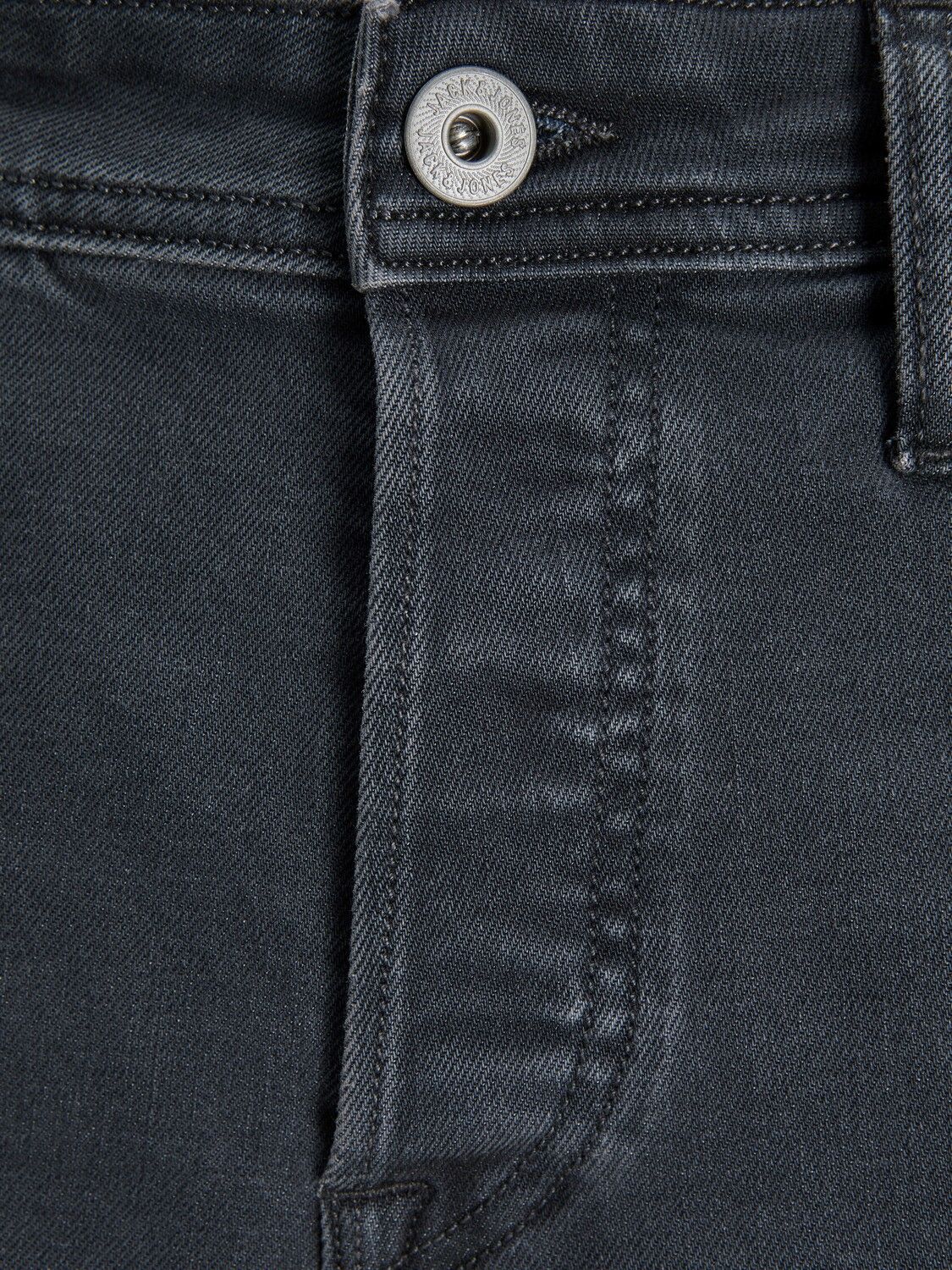 JACK & JONES Tim Original slim fit, heren jeans, donkergrijs