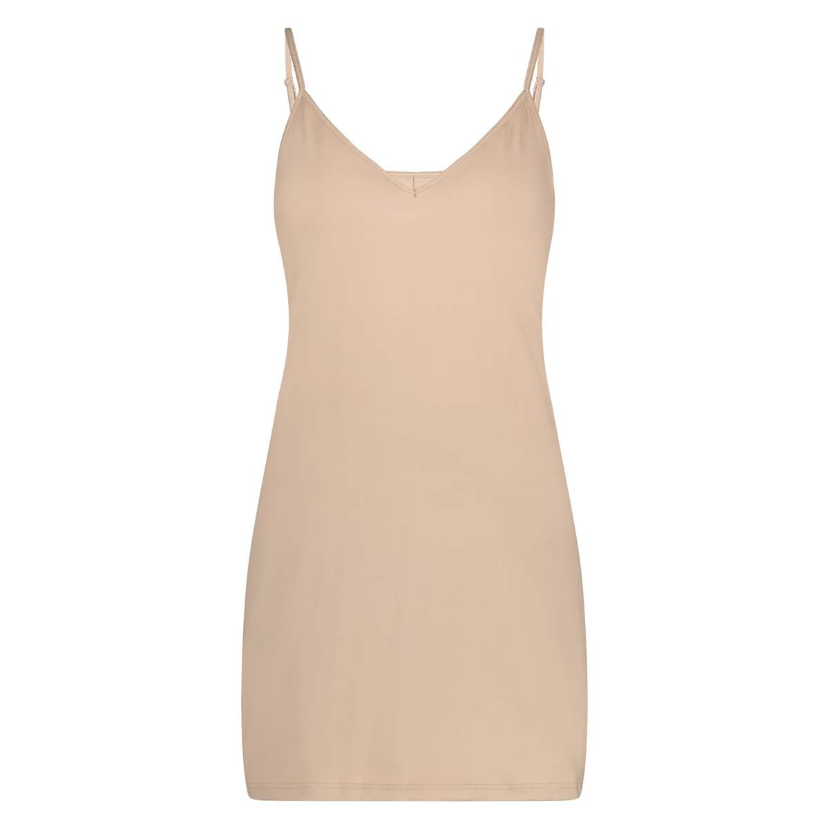 RJ Bodywear RJ dames Pure Color Straatsburg dames onderjurk (1-pack), lichtbruin